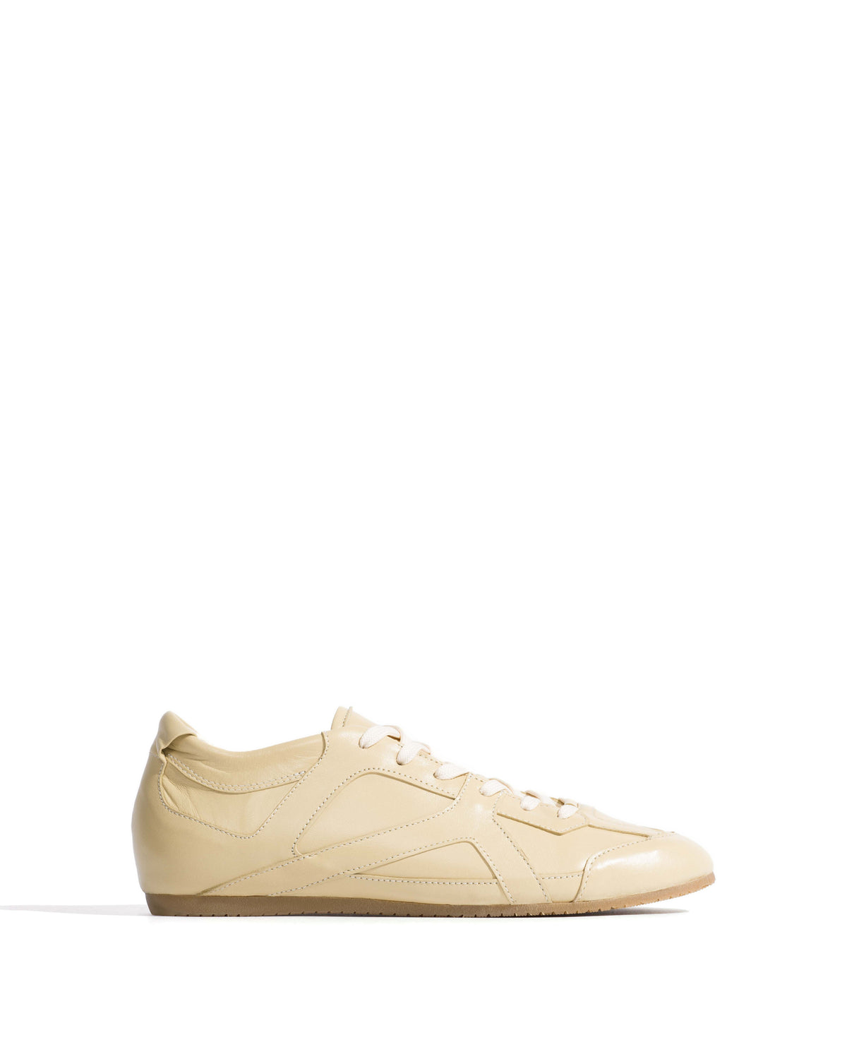 Sneakerina Shiny lamb Butter yellow