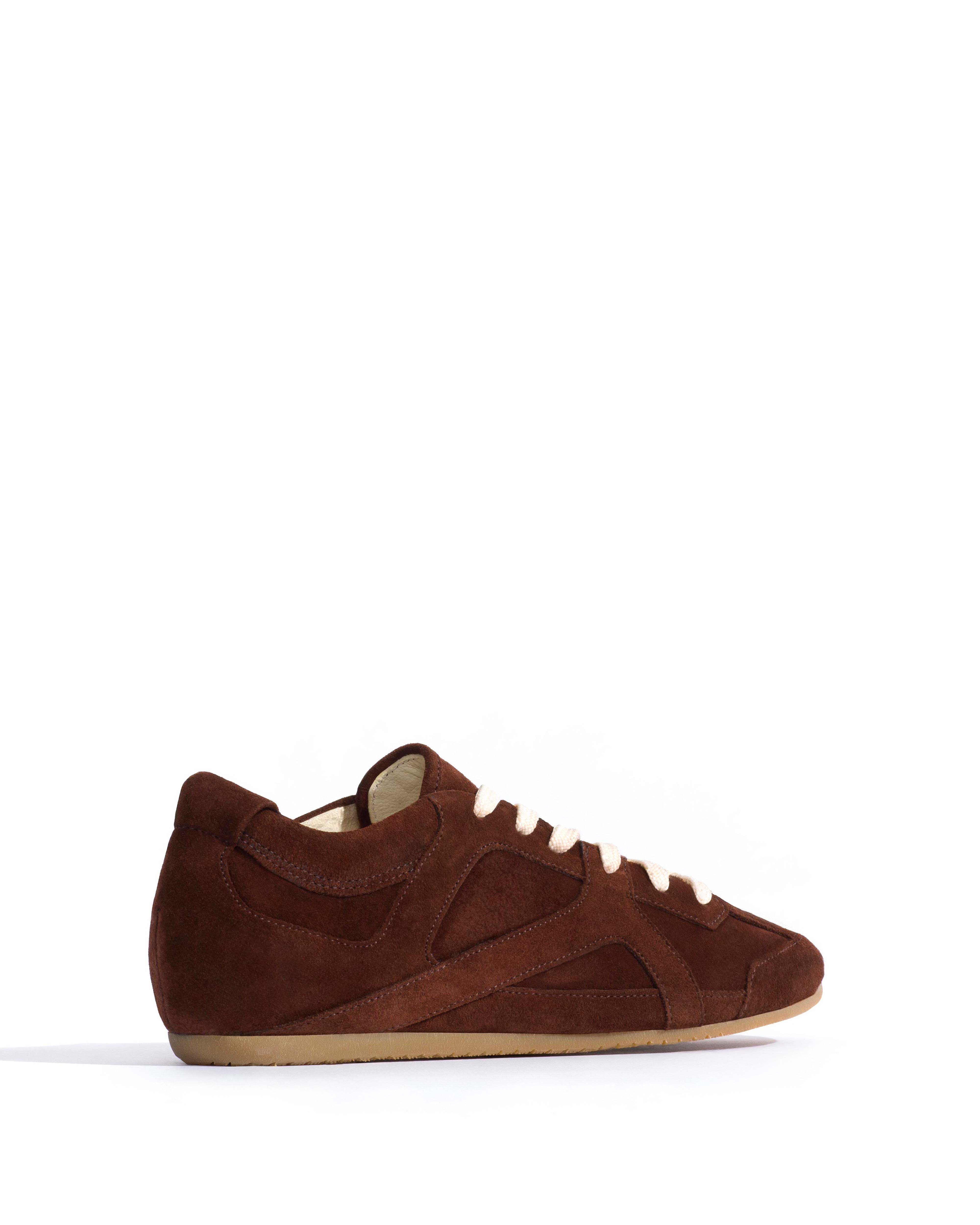 Sneakerina Calf suede Chocolate