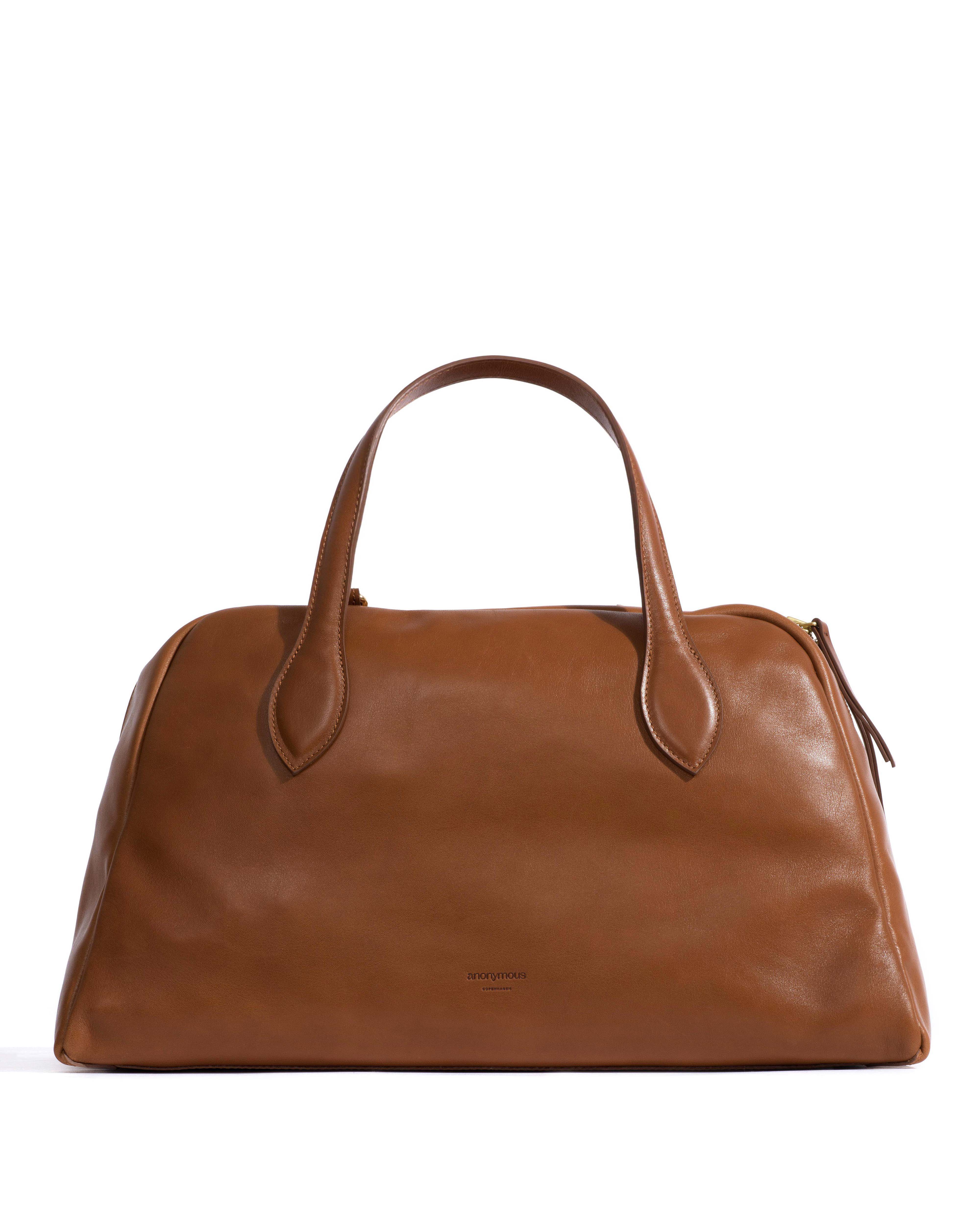 Weekend bowler Vegetal soft calf Cinnamon