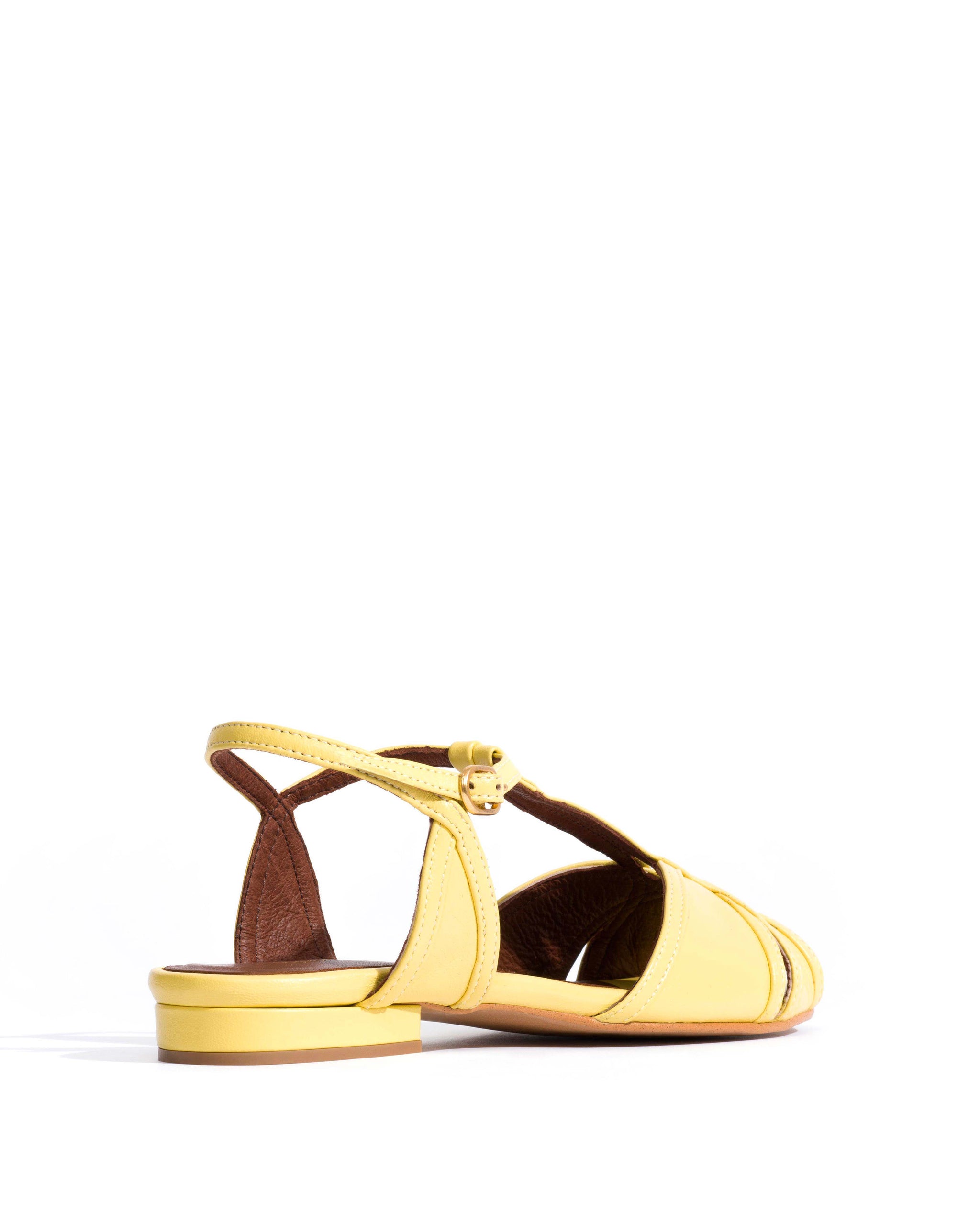 Therese 20 Shiny lamb Pineapple ice - Anonymous Copenhagen Flat sandals
