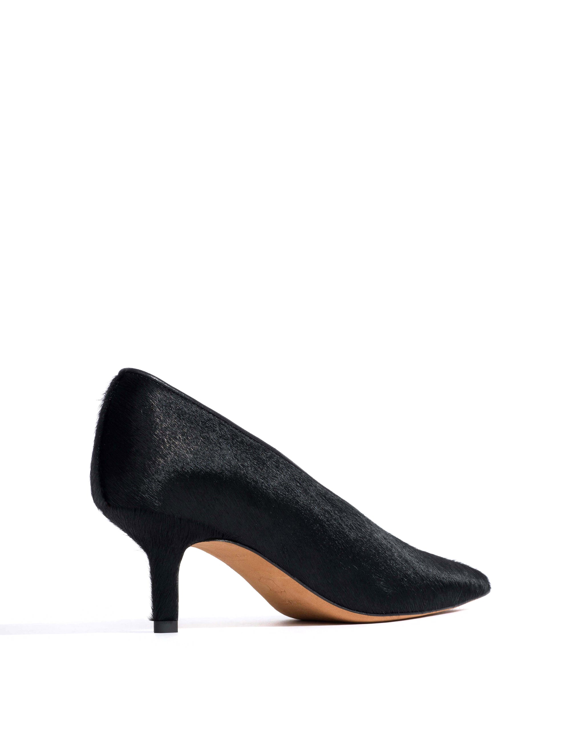Phia 55 pin Calf hair Black - Anonymous Copenhagen Heels