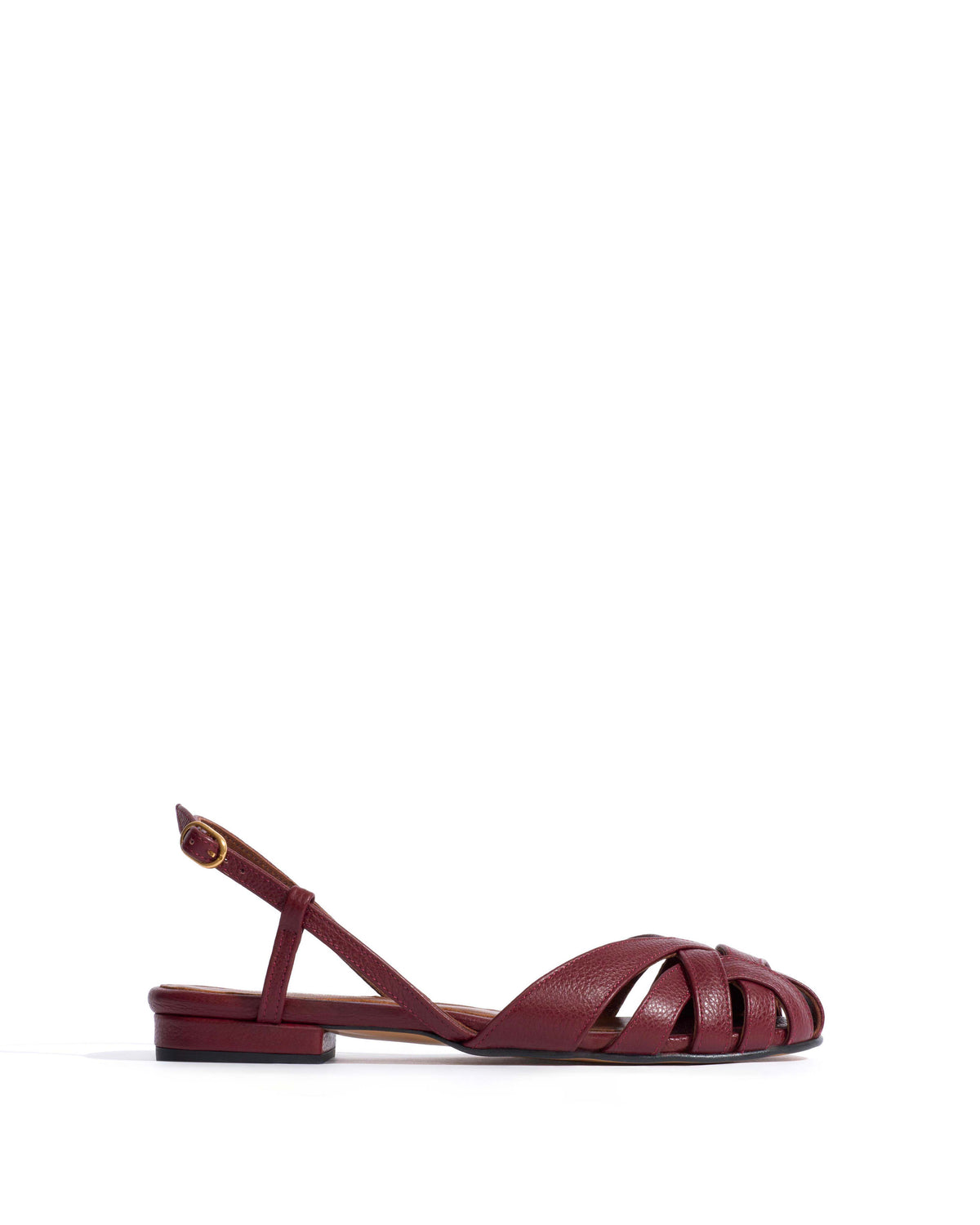 Banie 20 Pebbled soft calf Pomegranate