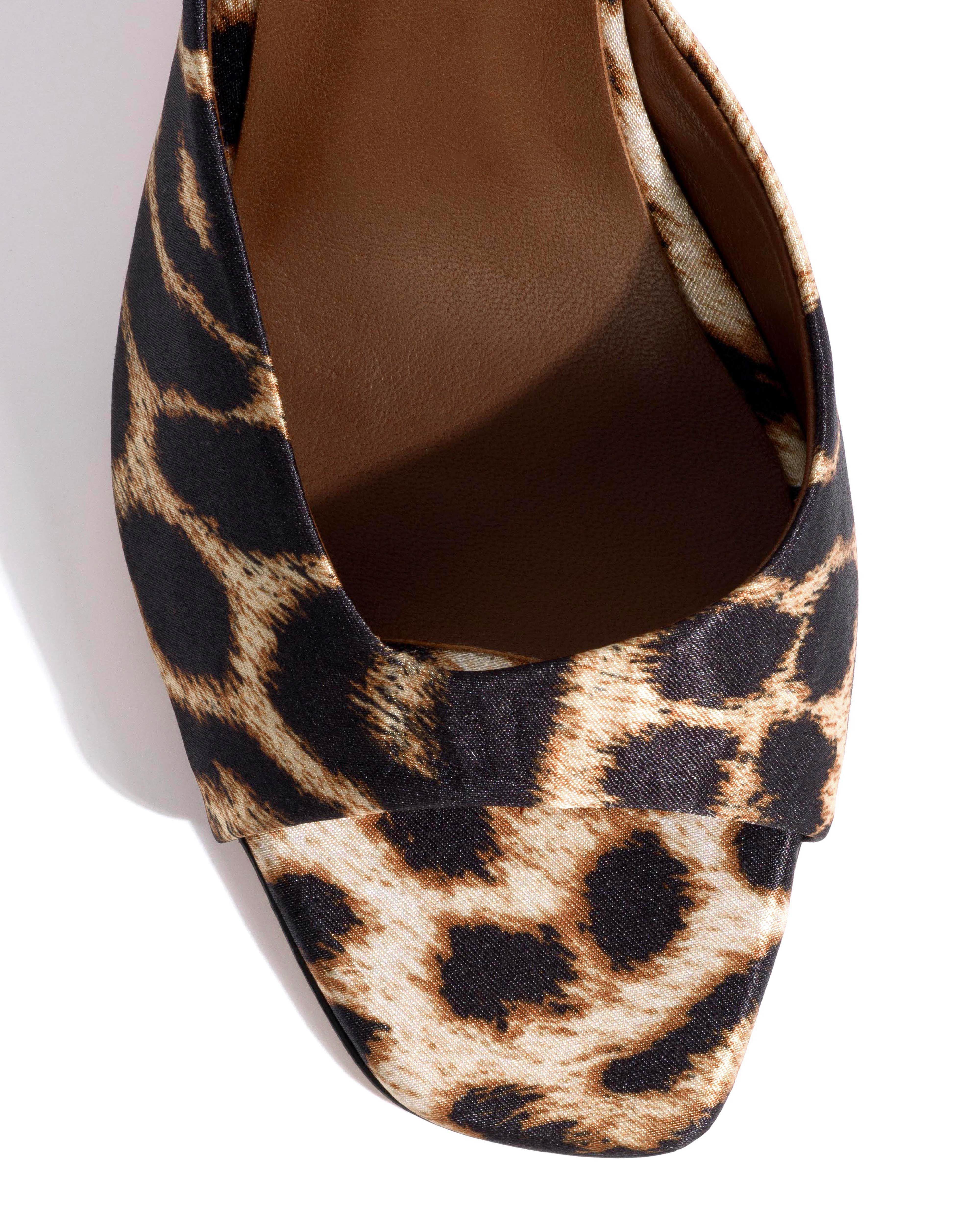Mazy 100 Satin print Leopard