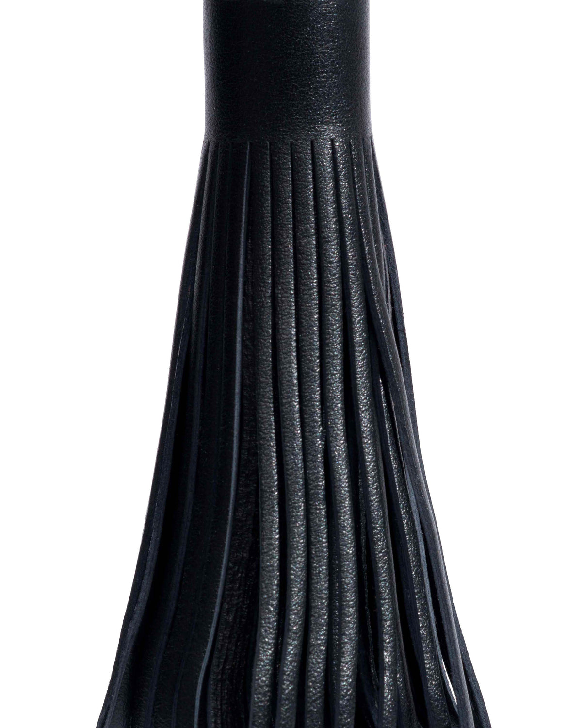 Katty fringe keyring Soft calf Black