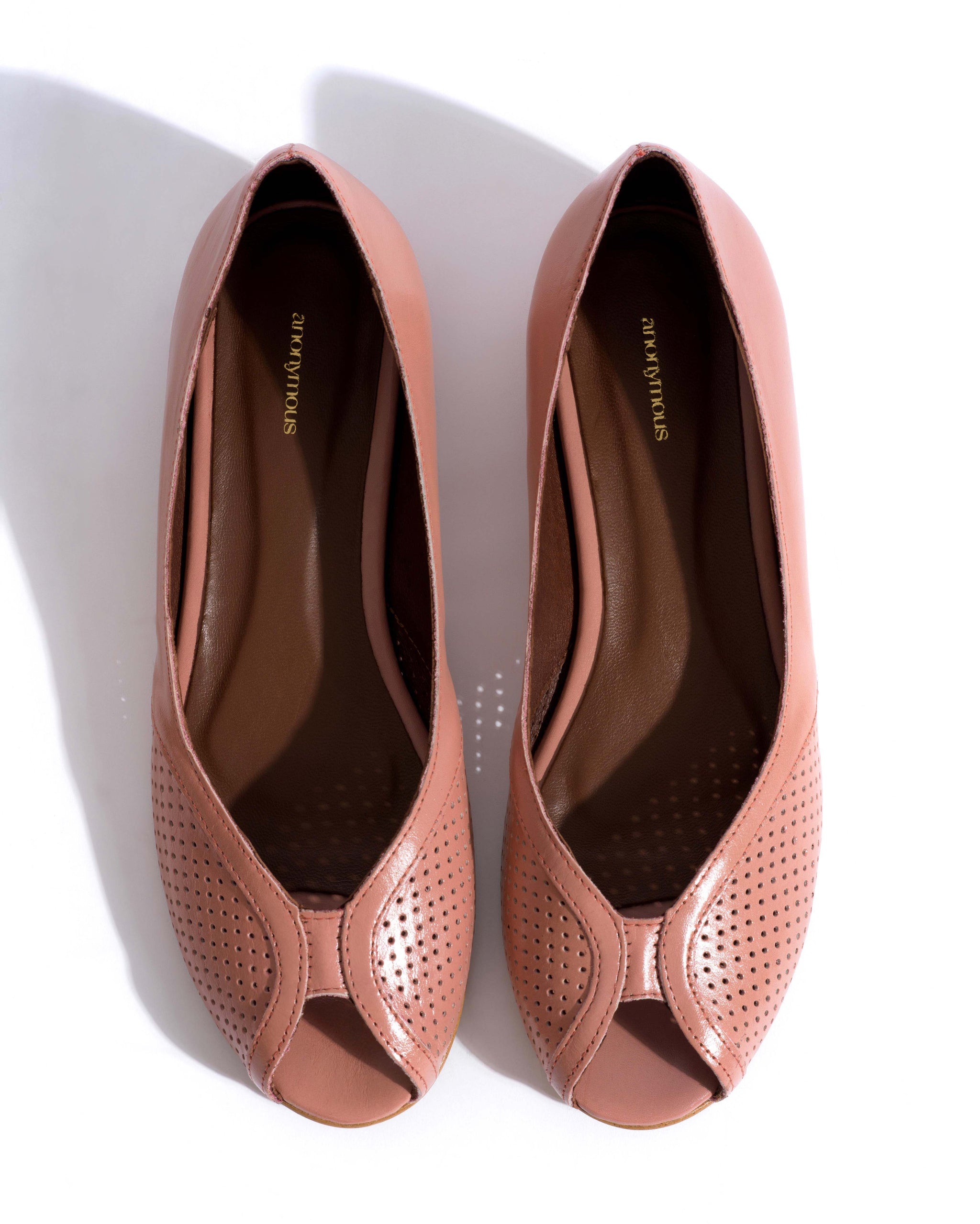 Tiffy Crinkled polished goat Misty coral