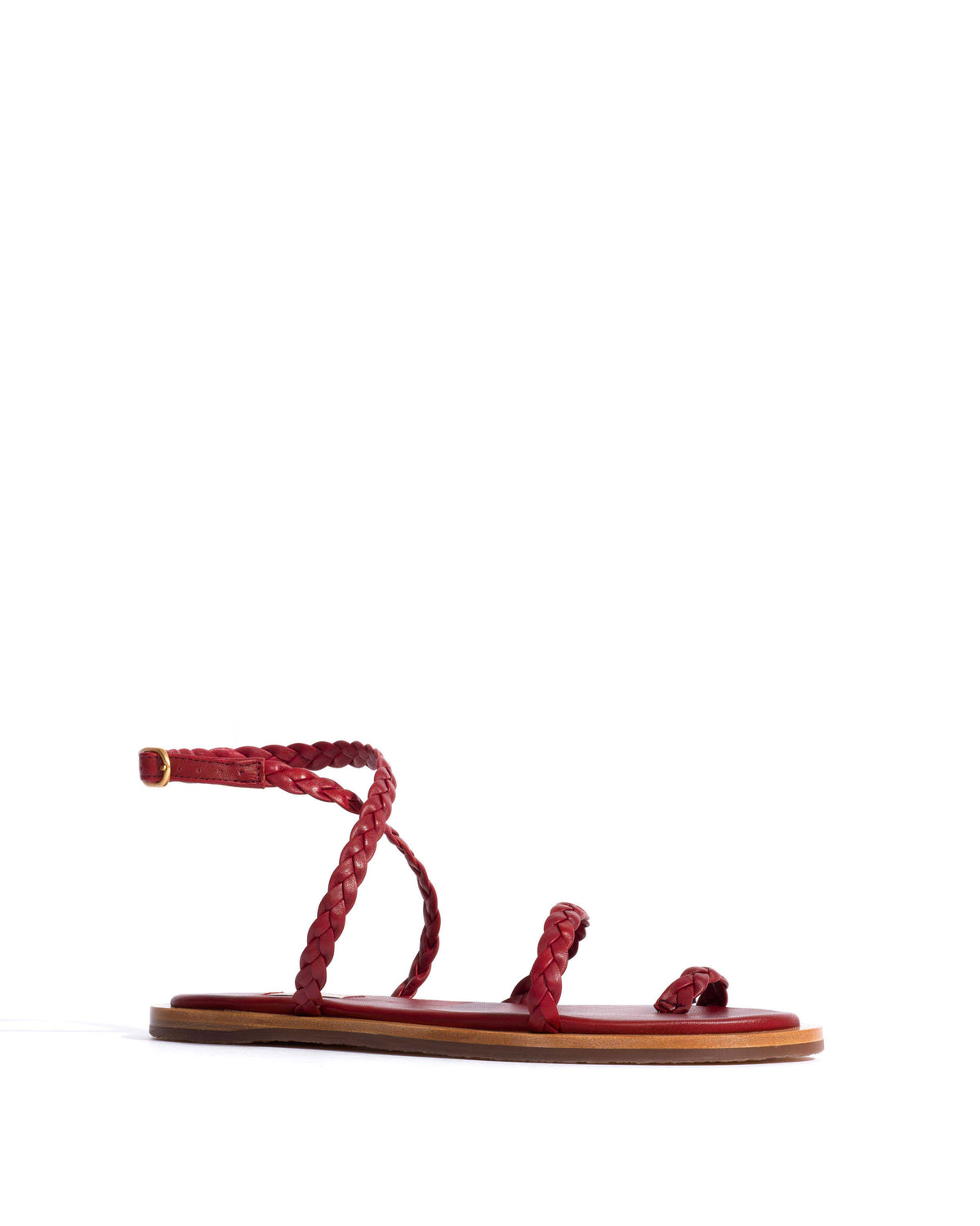 Cinca 10 hand-braided Hand-braided leather Pomegranate
