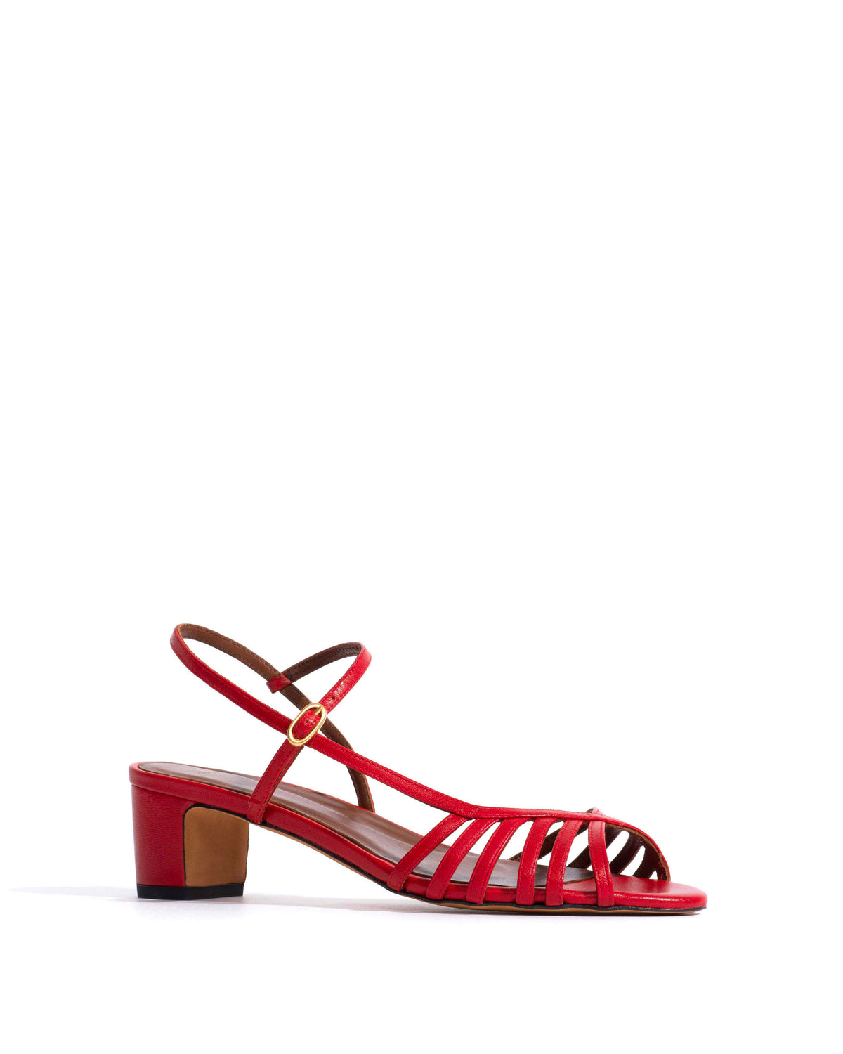 Carlota 40 Shiny lamb Ruby red