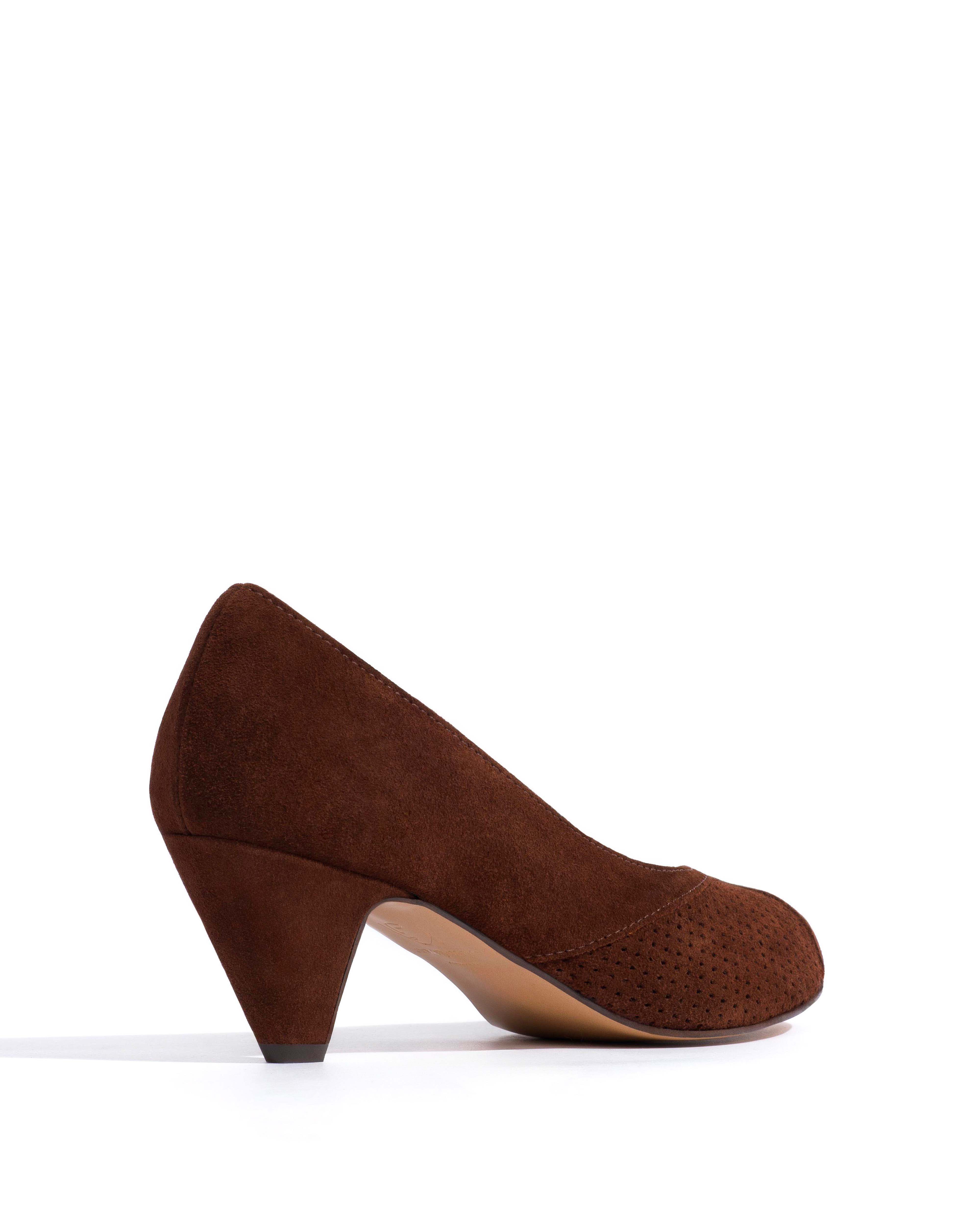 Tiffany stiletto Calf suede Chocolate