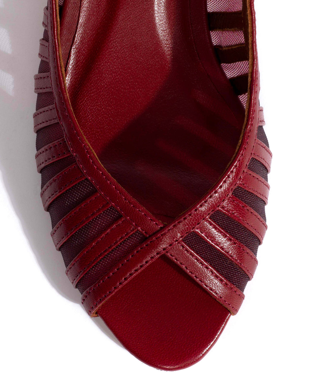 Carminho 40 mesh Shiny lamb & mesh Pomegranate