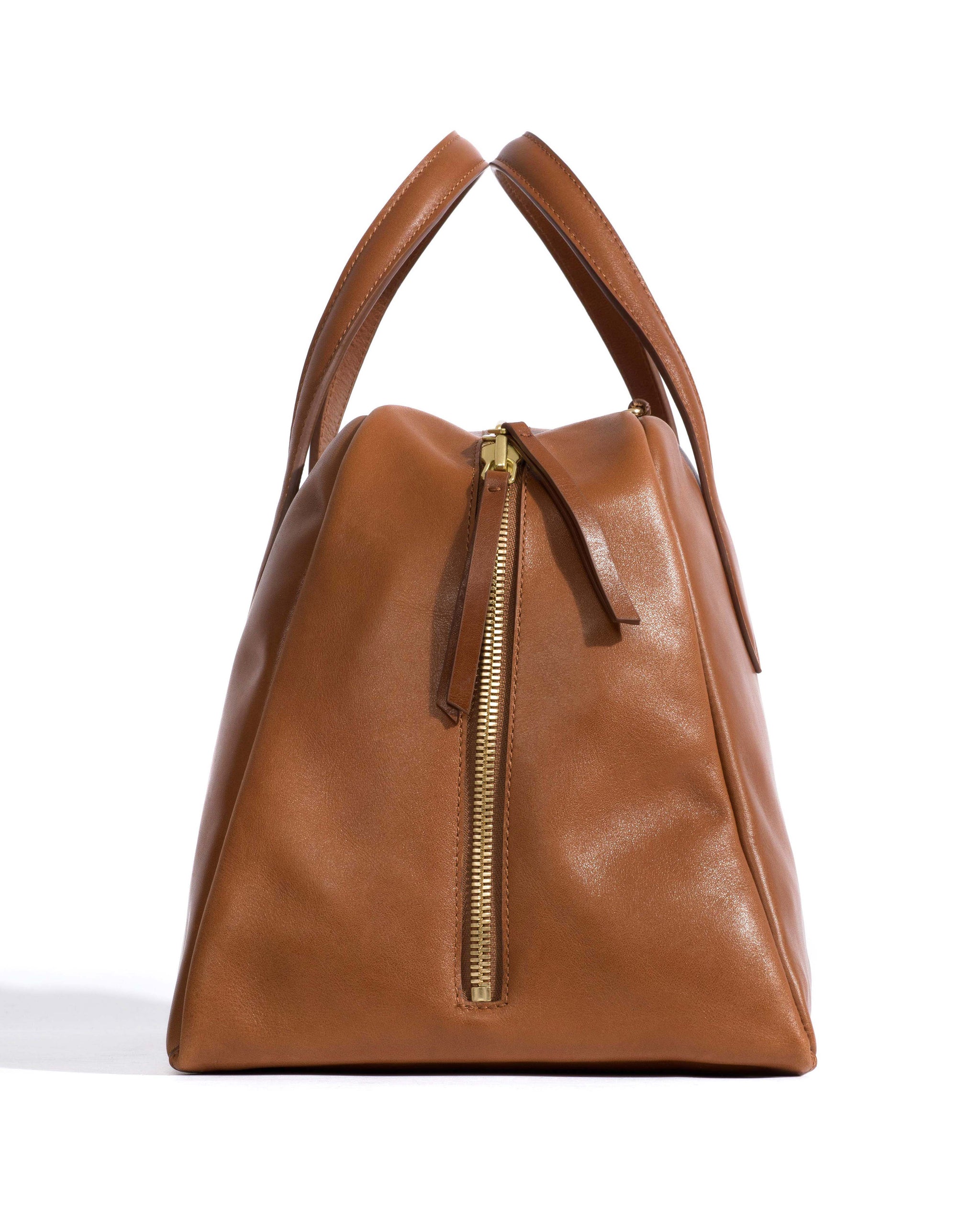 Weekend bowler Vegetal soft calf Cinnamon - 