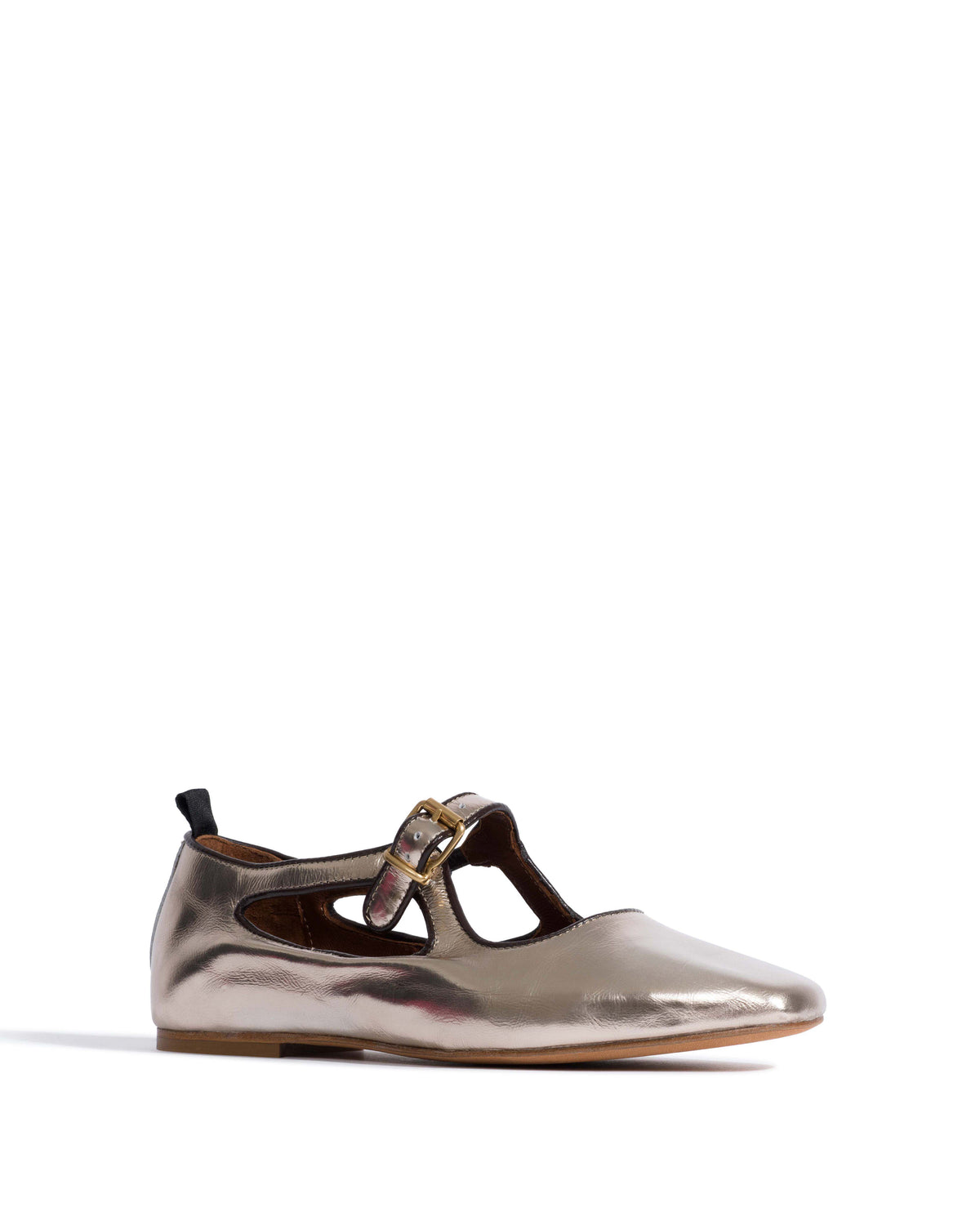 Praise Crinkled metallic lamb Vintage champagne