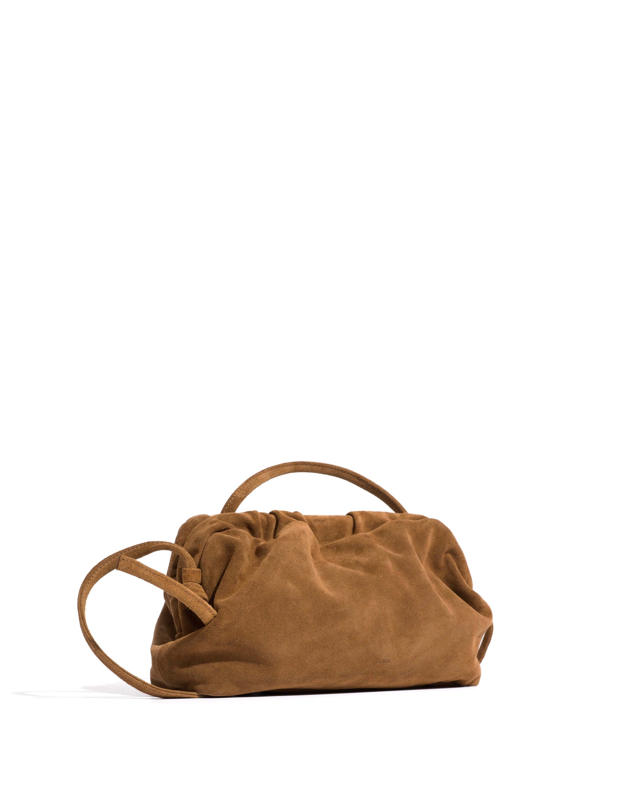 Hally classic cloud bag Calf suede Cinnamon
