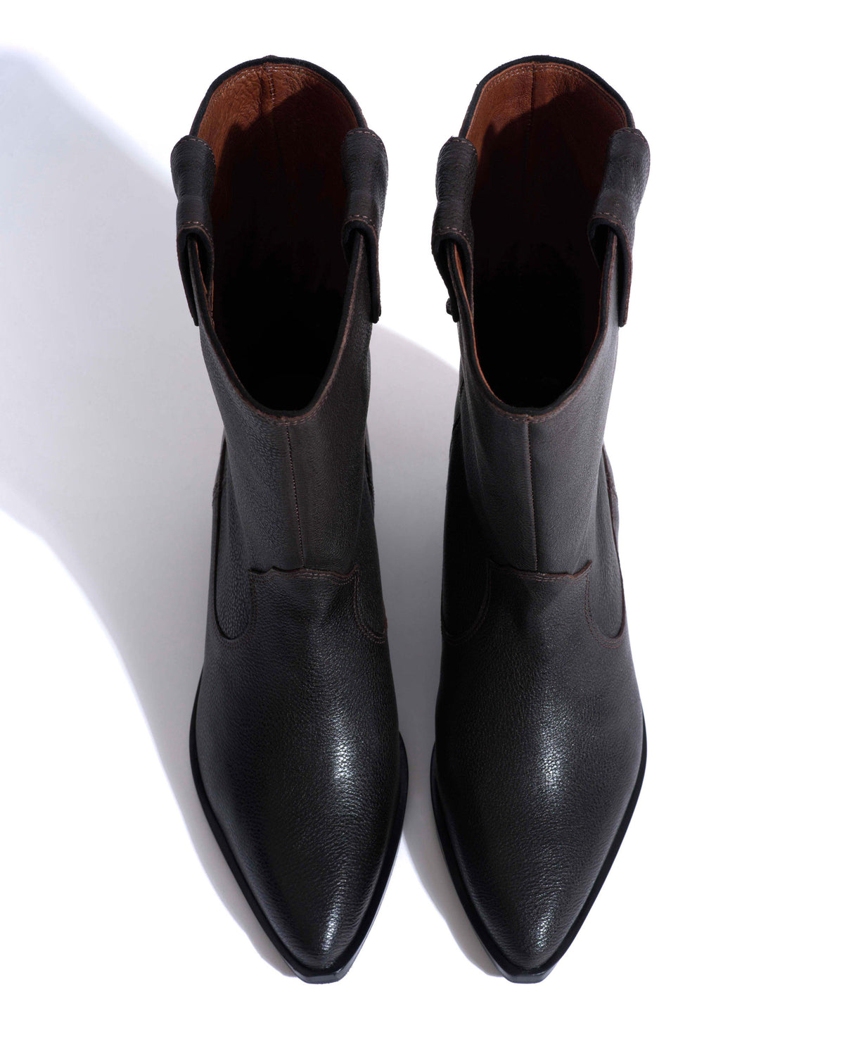 Saseline 35 Natural grain soft calf Espresso brown