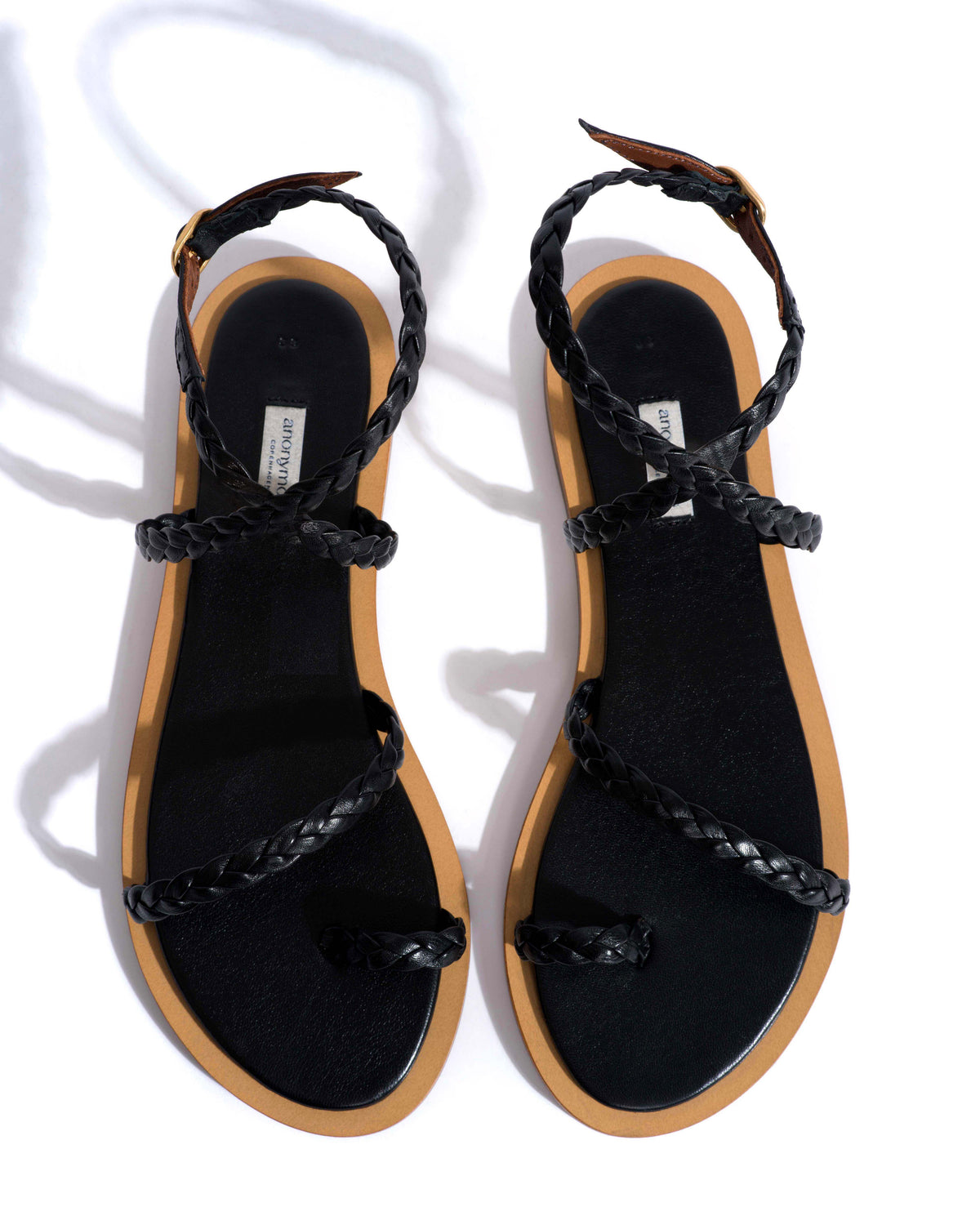 Cinca 10 hand-braided Hand-braided leather Black