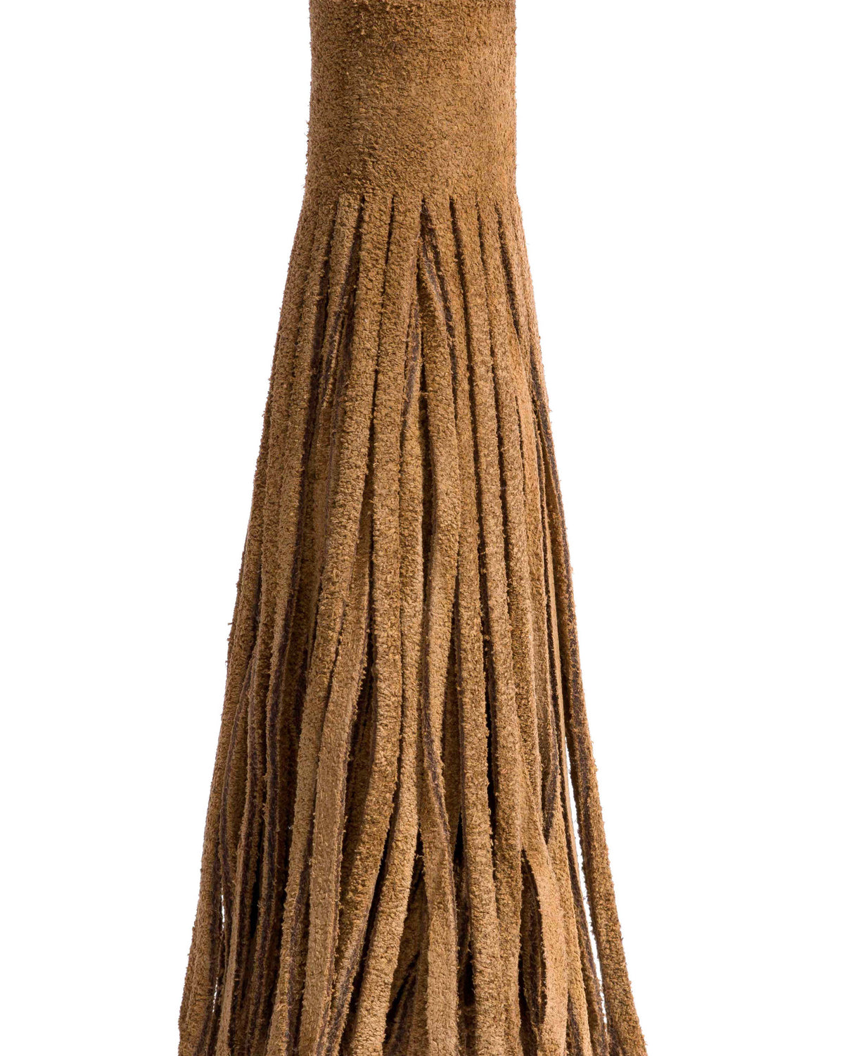 Katty fringe keyring Calf suede Cinnamon