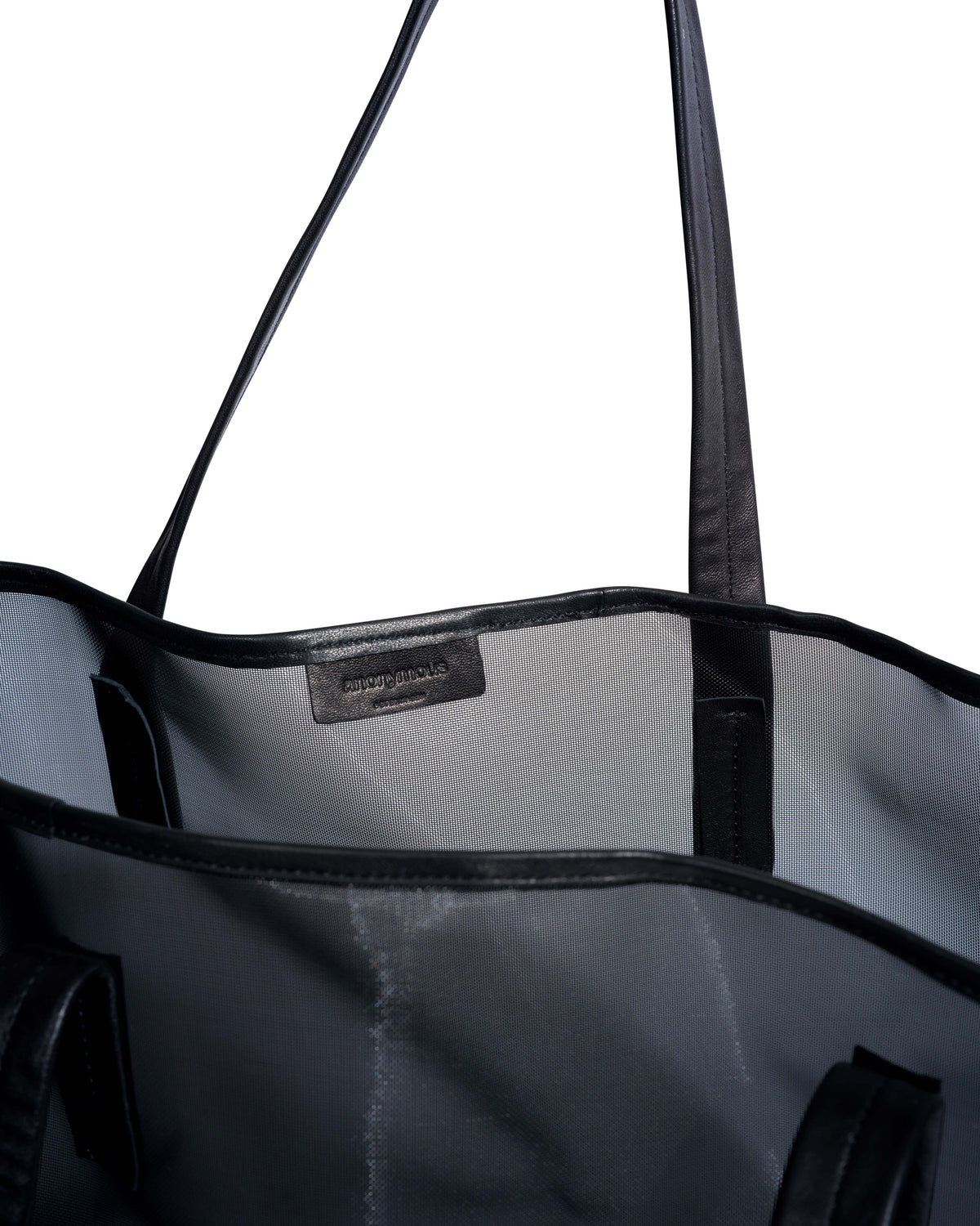 Ruba shopper mesh Shiny lamb & mesh Black