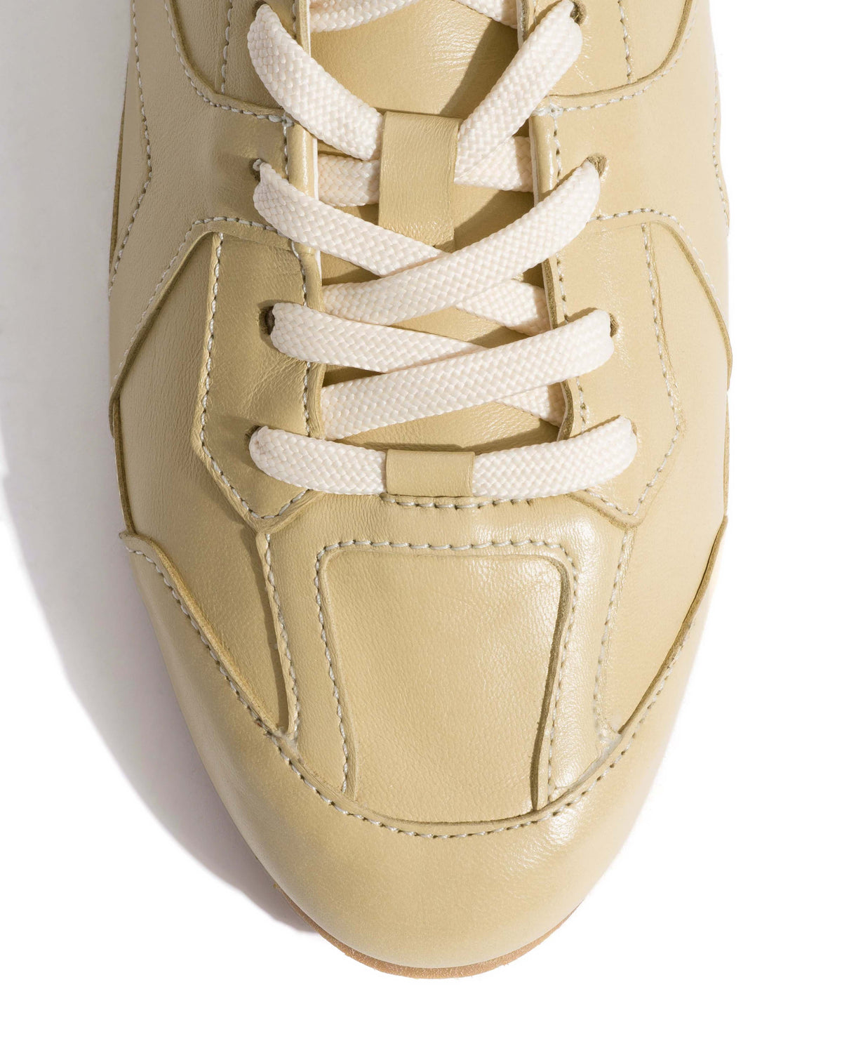 Sneakerina Shiny lamb Butter yellow