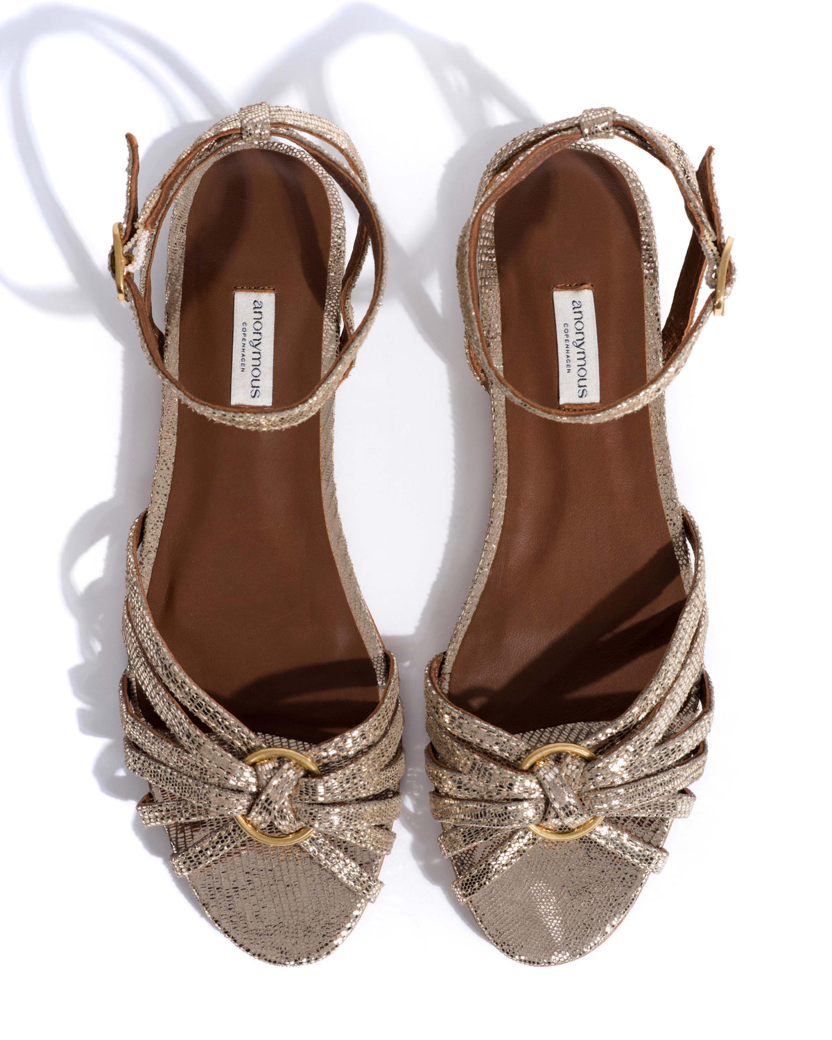 Lopes 10 Lizard metallic goat Vintage champagne