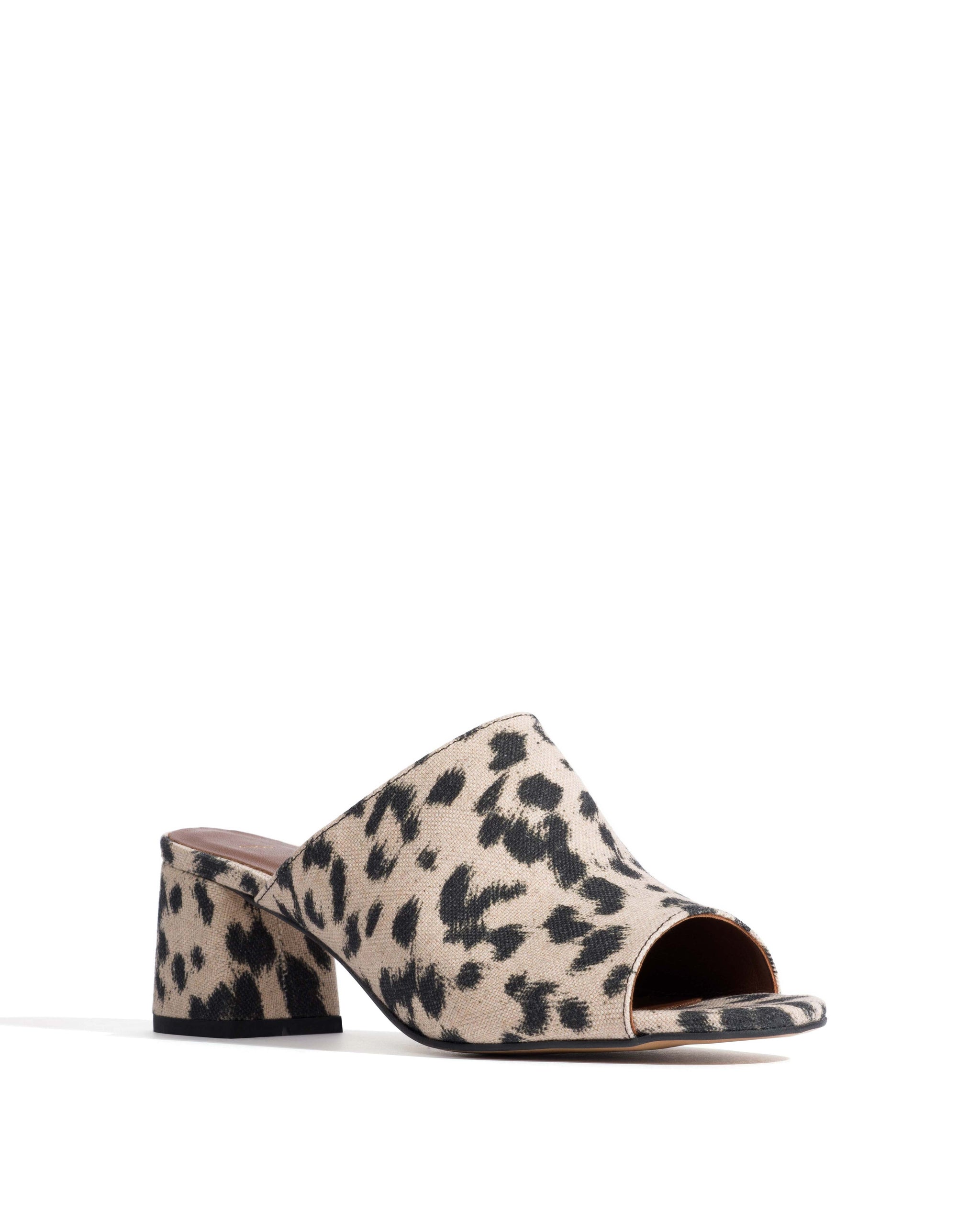 Horizon 55 Natural cotton-linen Leopard