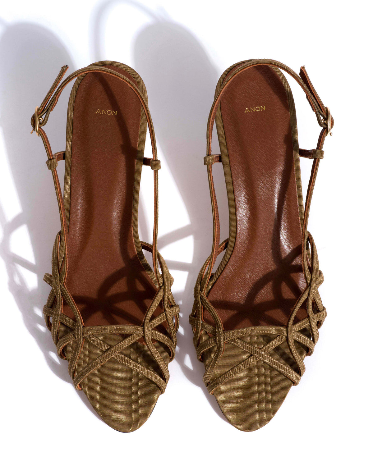 Scarlett 50 kitten Glossy moire Khaki