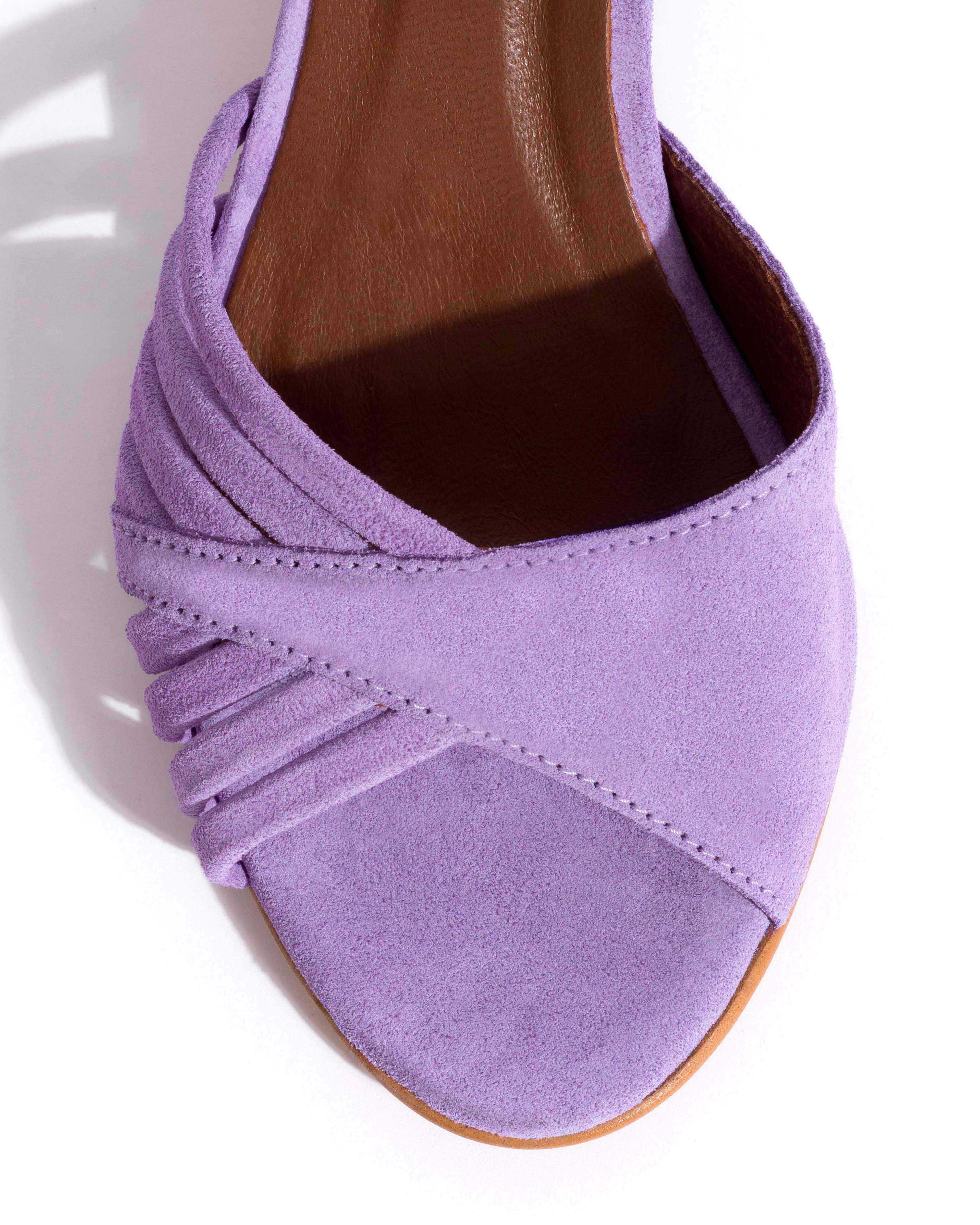 Hermine Calf suede Lavender ice