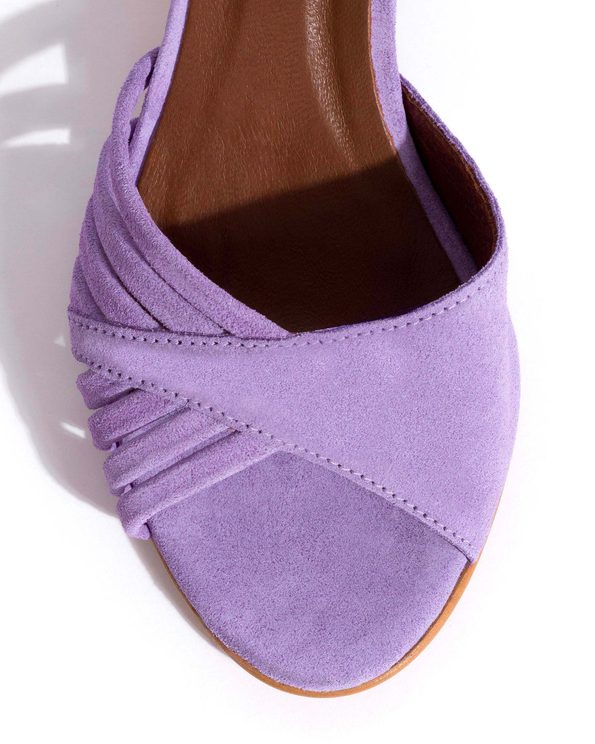 Hermine 50 stiletto Calf suede Lavender ice