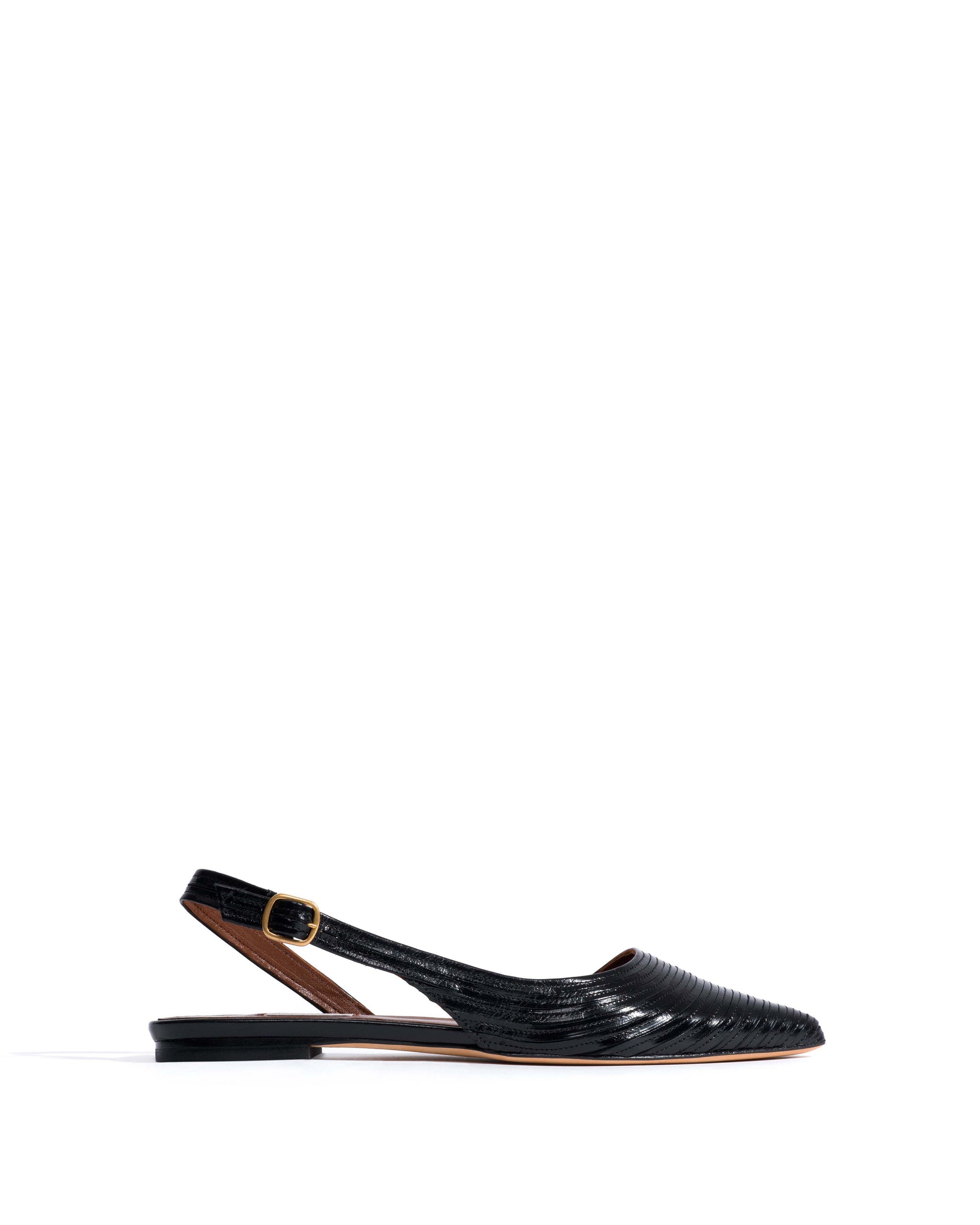 Carla 10 Crinkled polished goat Black - Anonymous Copenhagen Shoes