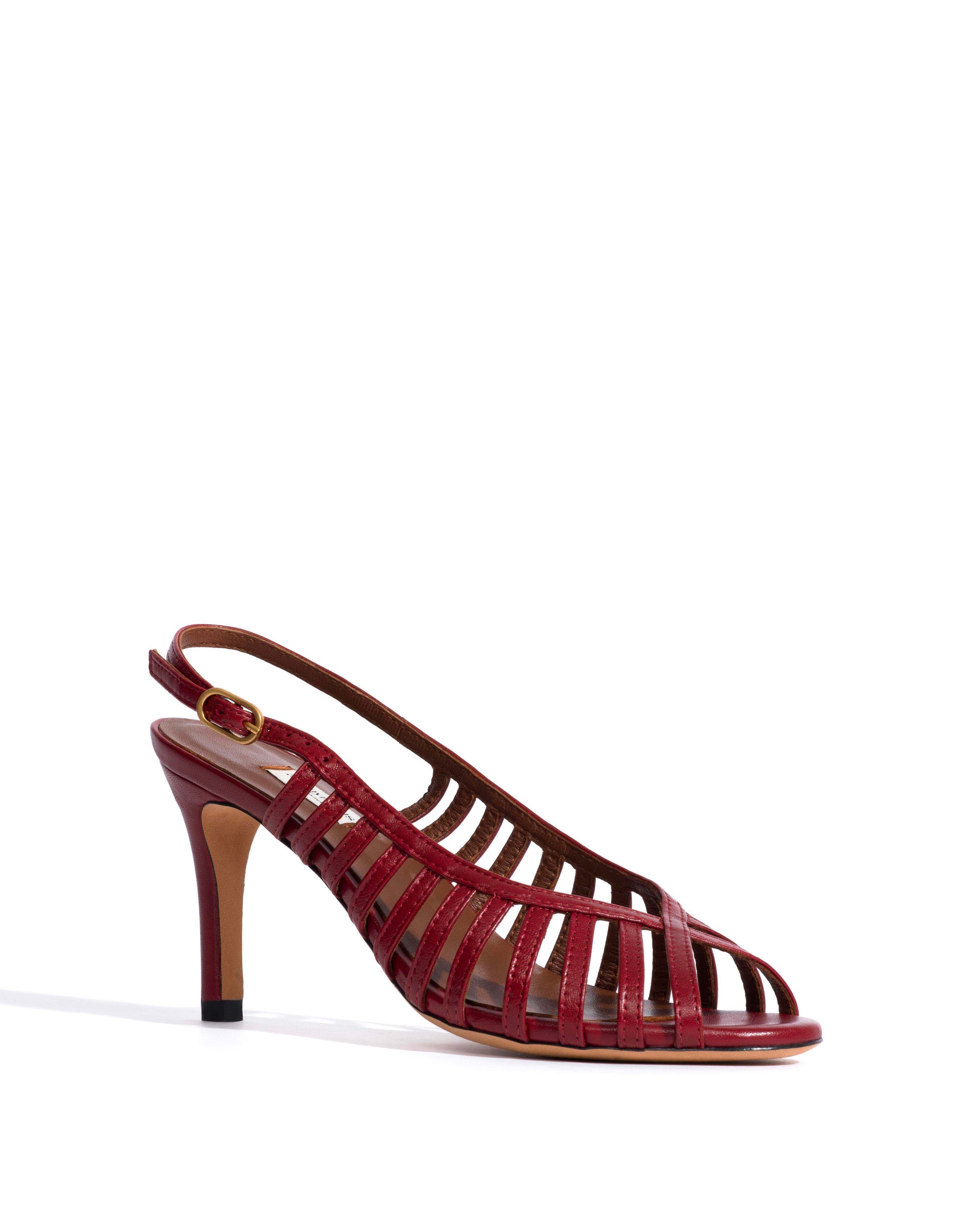 Carminho 75 Shiny lamb Pomegranate - Anonymous Copenhagen Heels