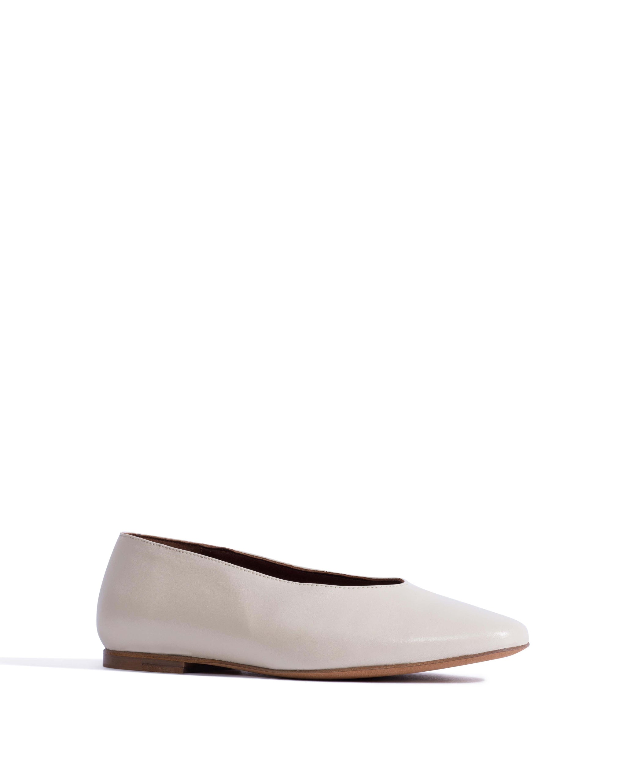 Silja 10 Shiny lamb White sand - Anonymous Copenhagen Flat sandals