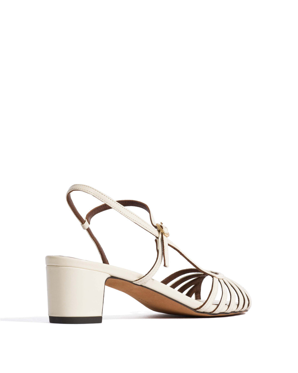 Carlota 40 Shiny lamb White sand