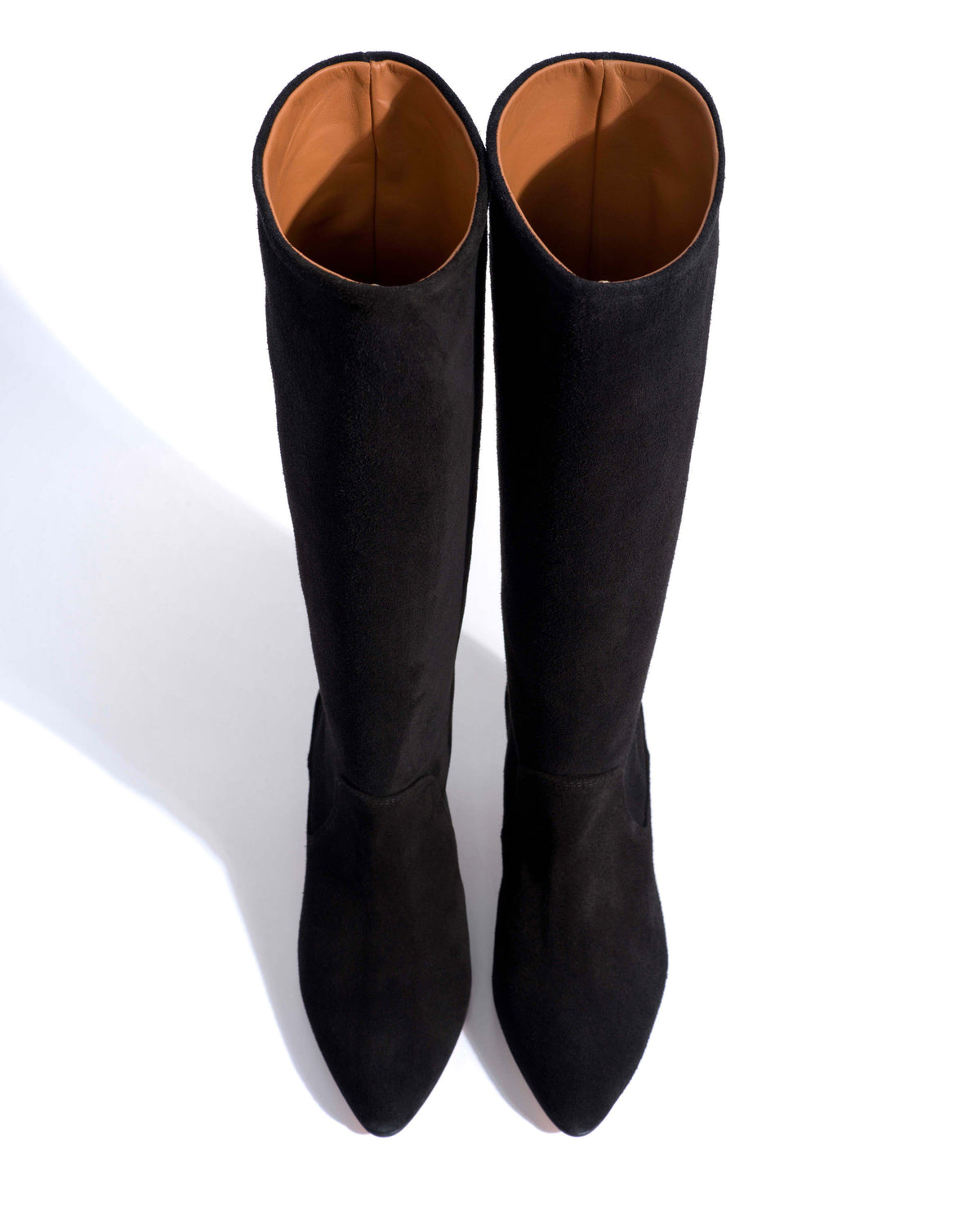 Valle 50 stiletto Calf suede Black