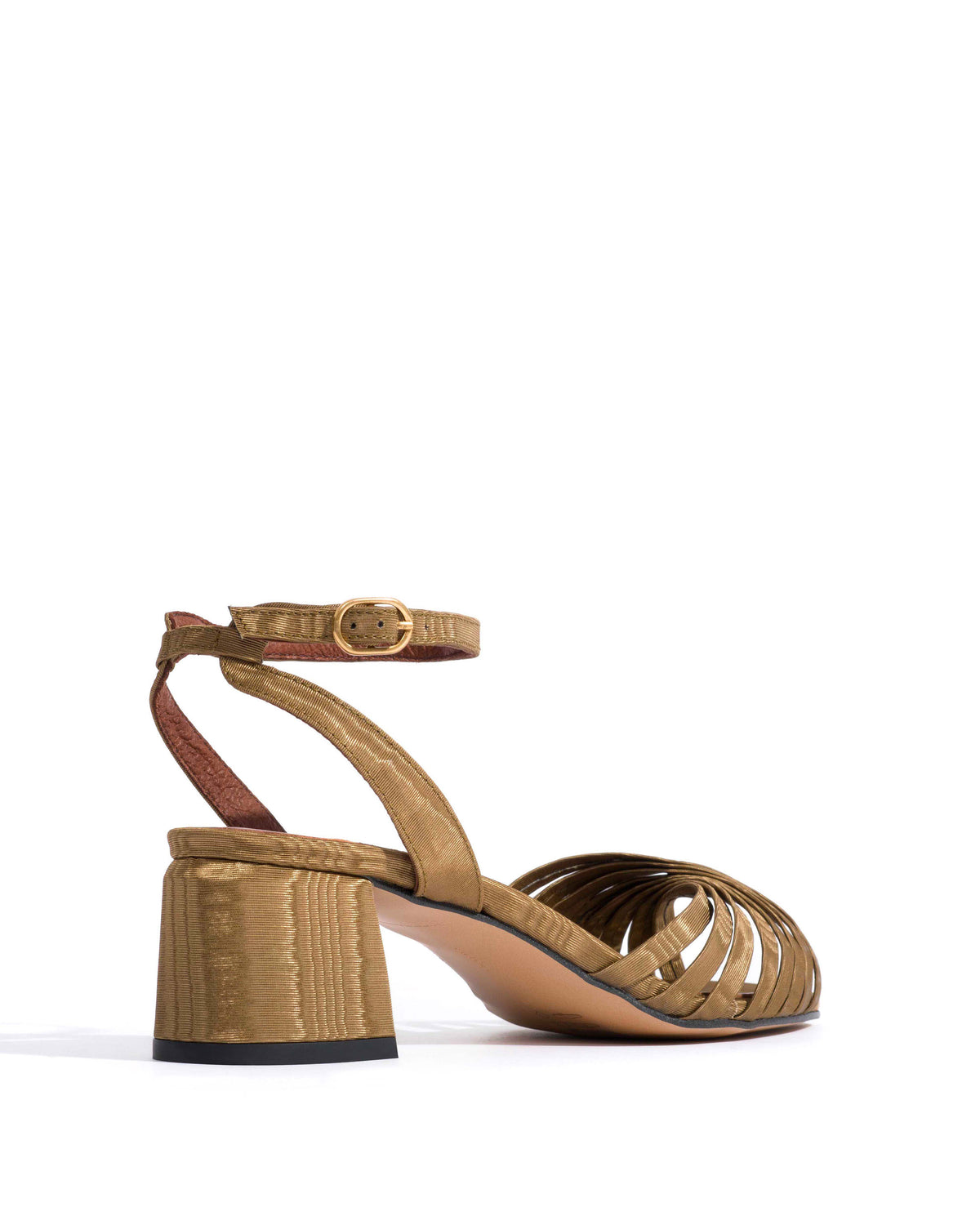 Margriet Glossy moire Khaki