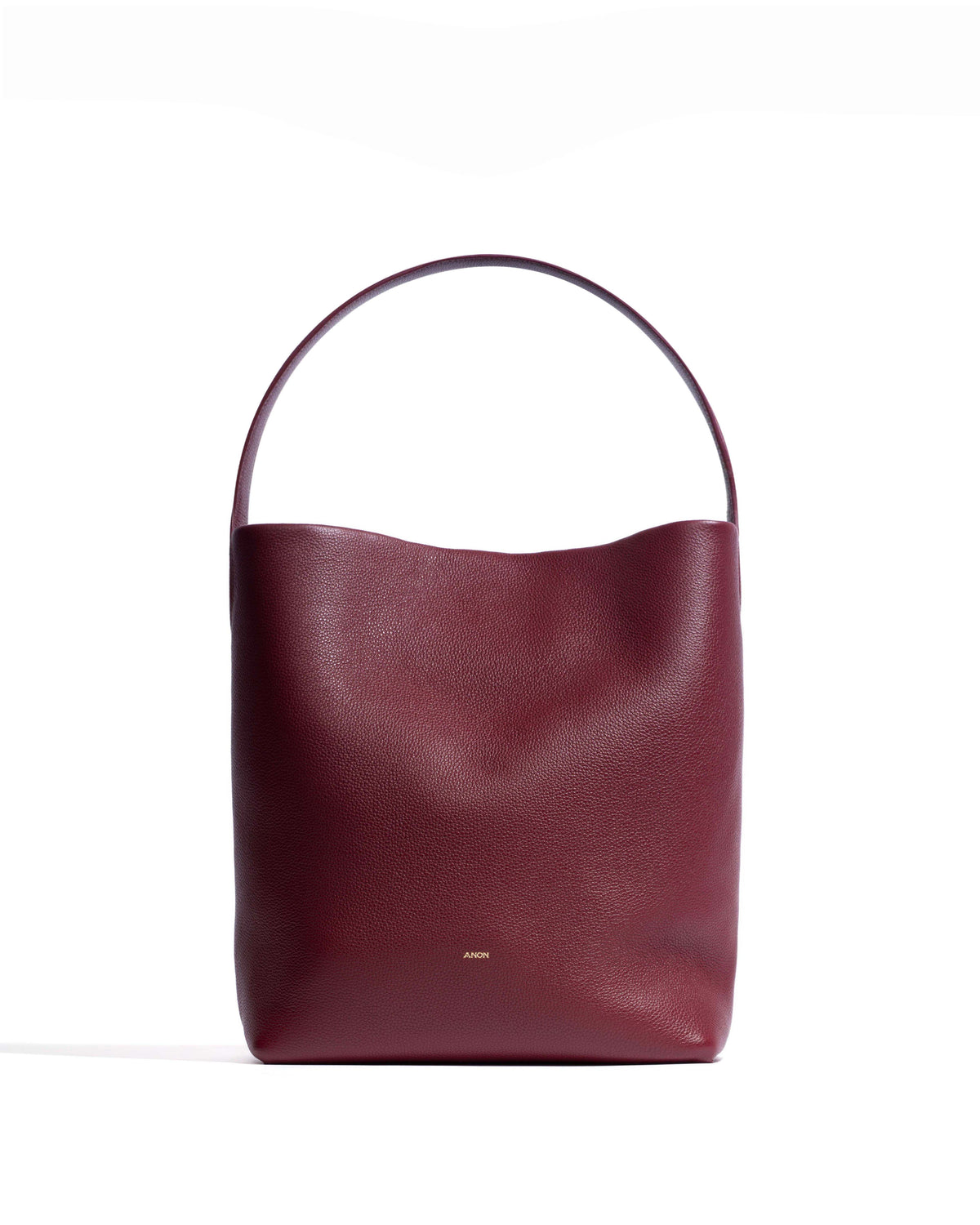 Versa everyday bag Pebbled soft calf Pomegranate