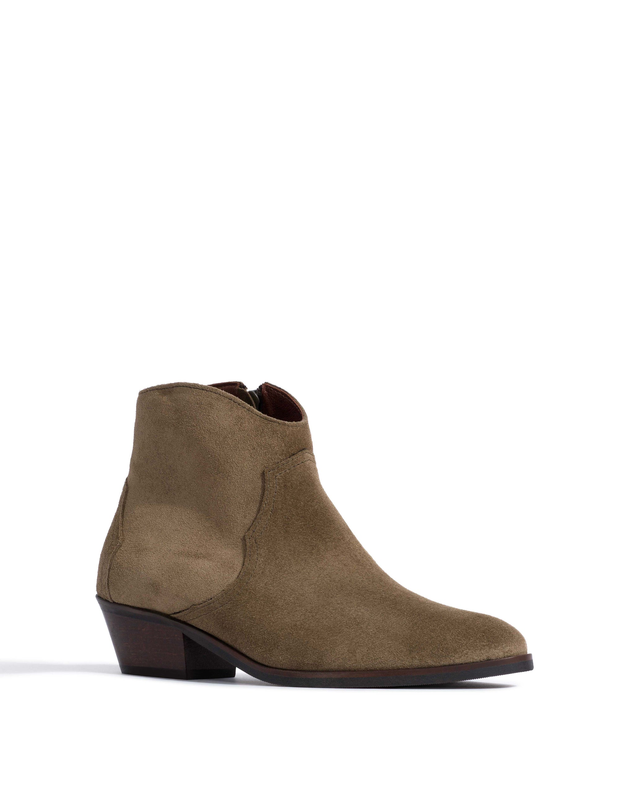 Fiona 35 Calf suede Dried olive - Anonymous Copenhagen Shoes