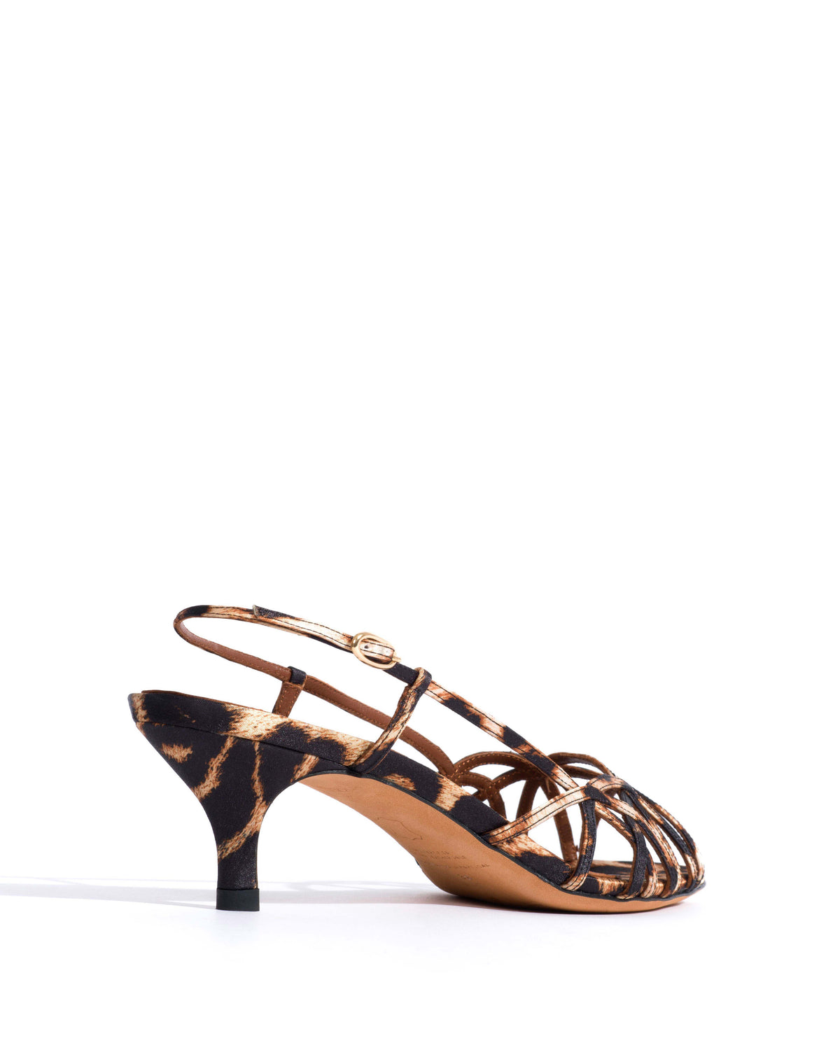 Scarlett 50 kitten Satin print Leopard