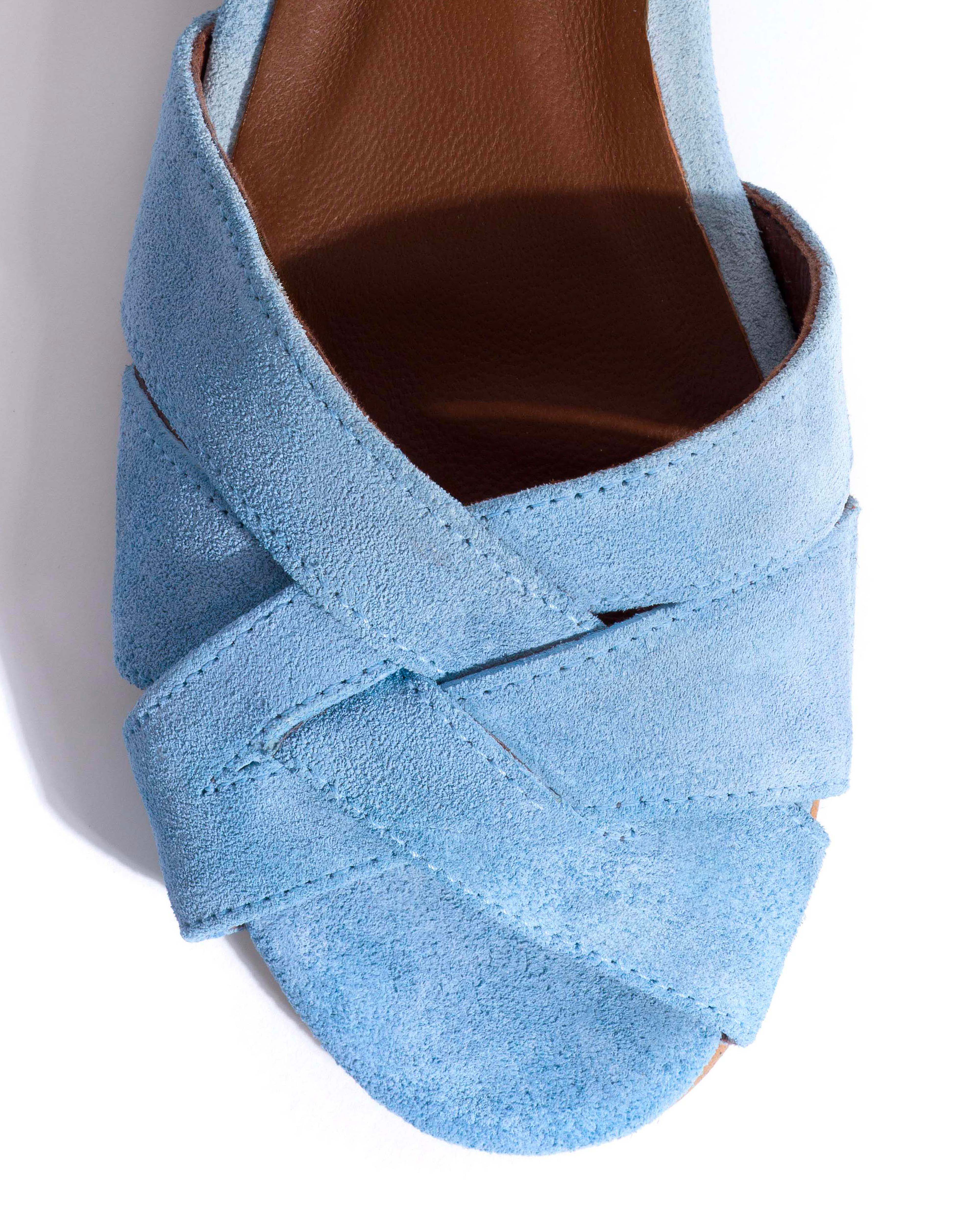 Sanni 20 Calf suede Porcelain blue