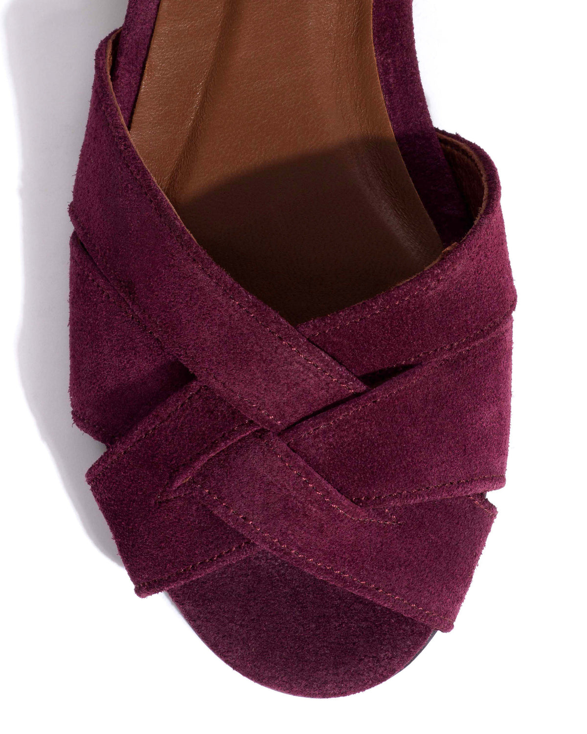 Sanni 20 Calf suede Fig purple