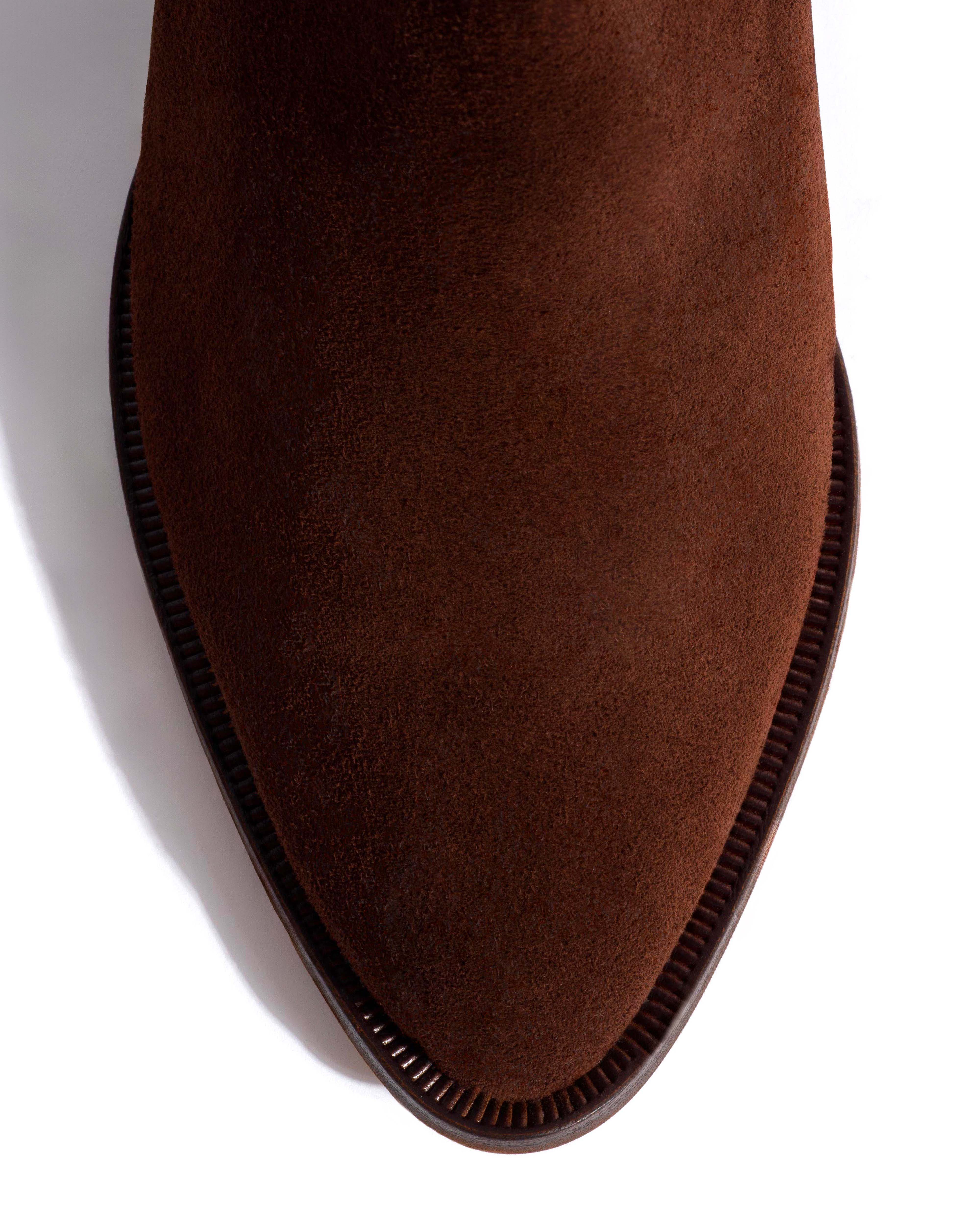 Faith Calf suede Chocolate