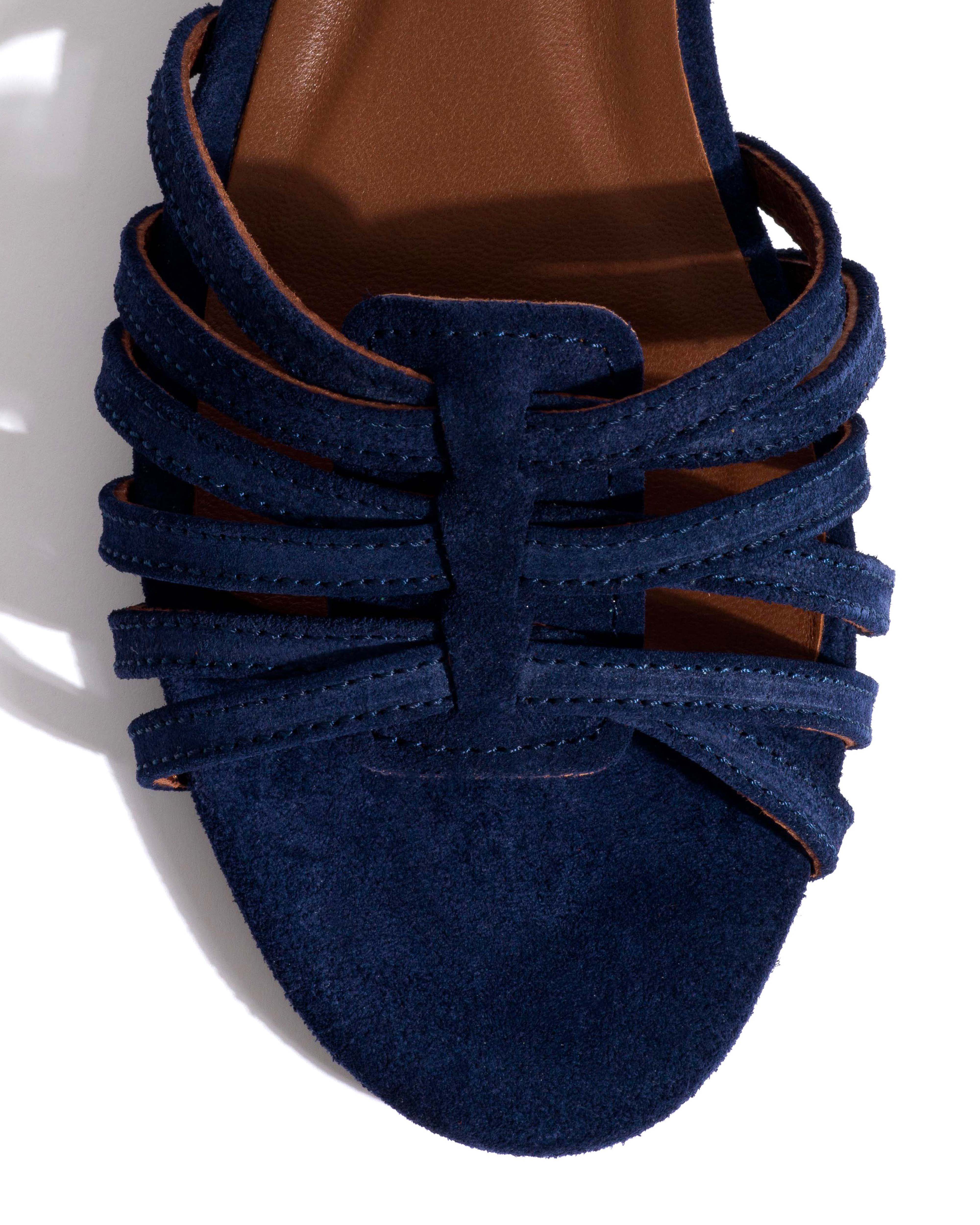 Mareike 10 Calf suede Ink blue