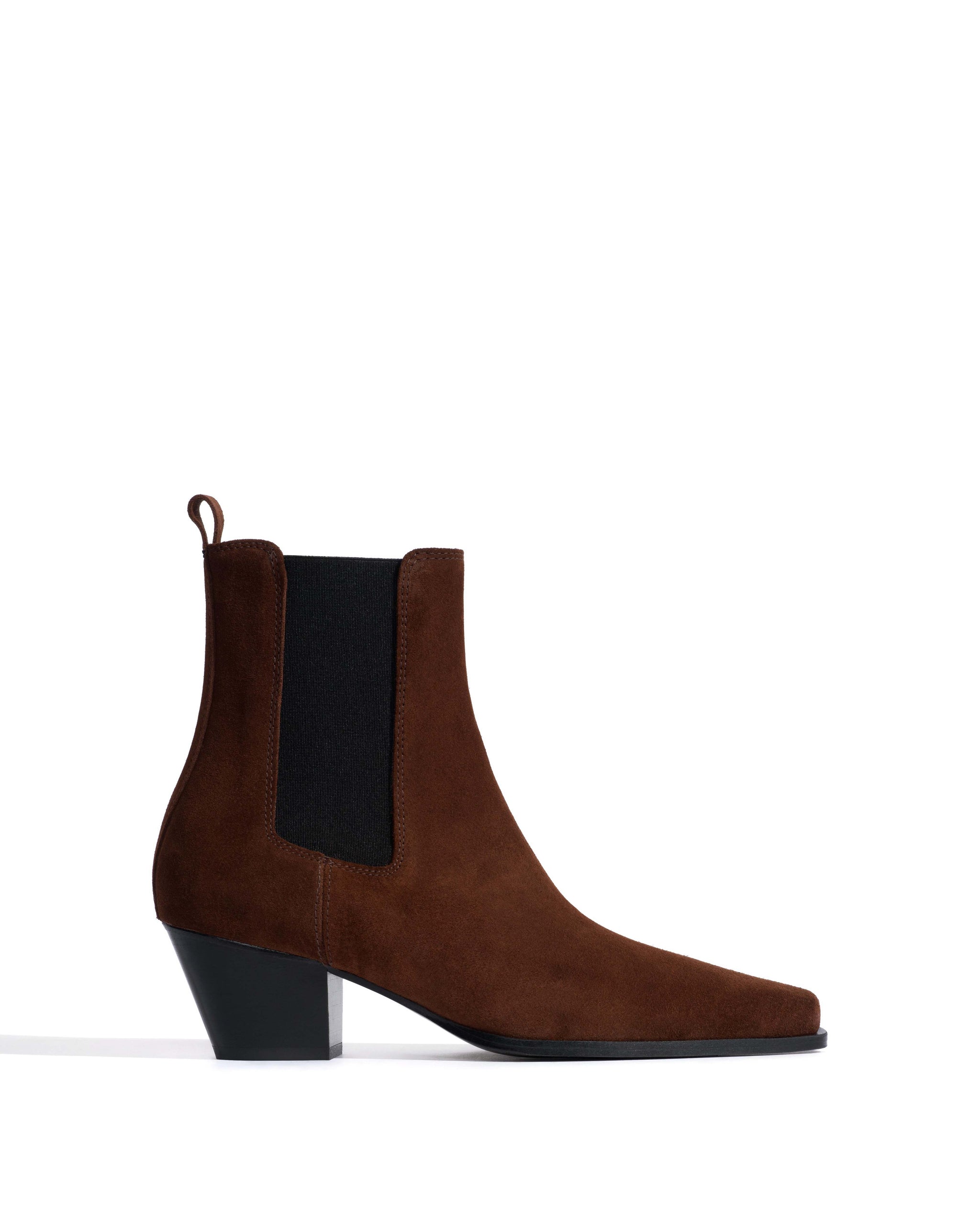 Edith 50 Calf suede Chocolate
