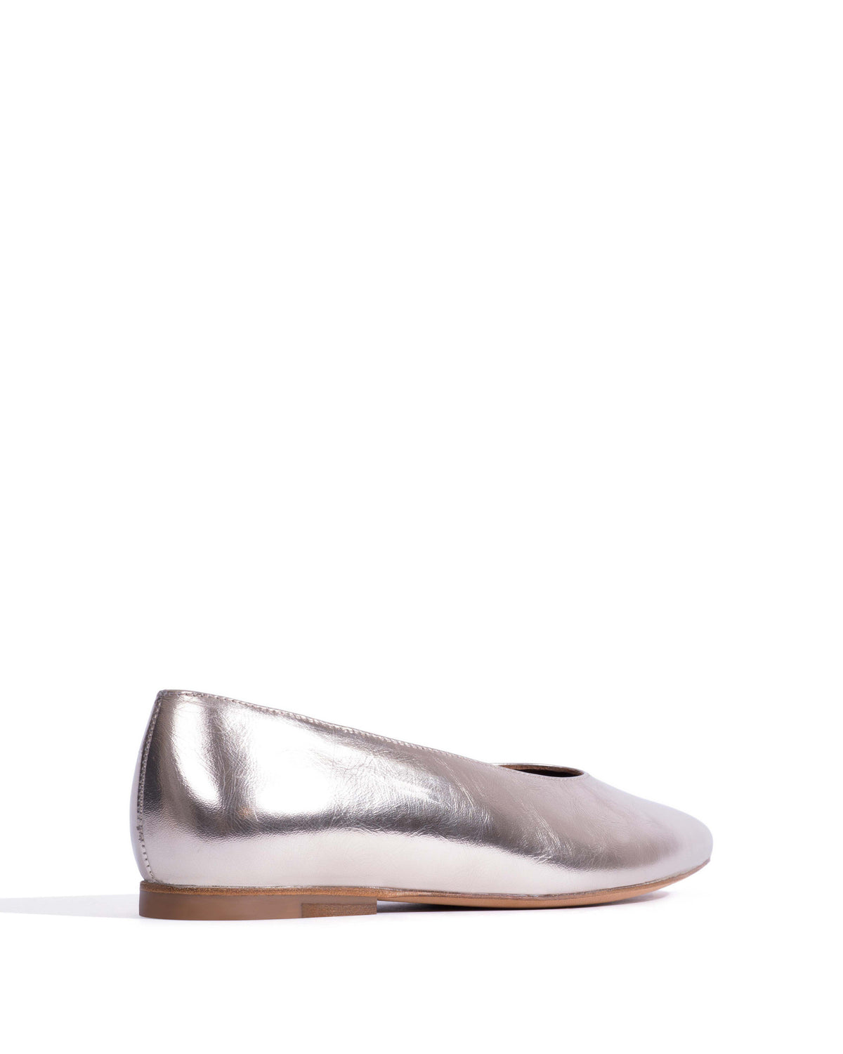 Silja 10 Crinkled metallic lamb Vintage champagne