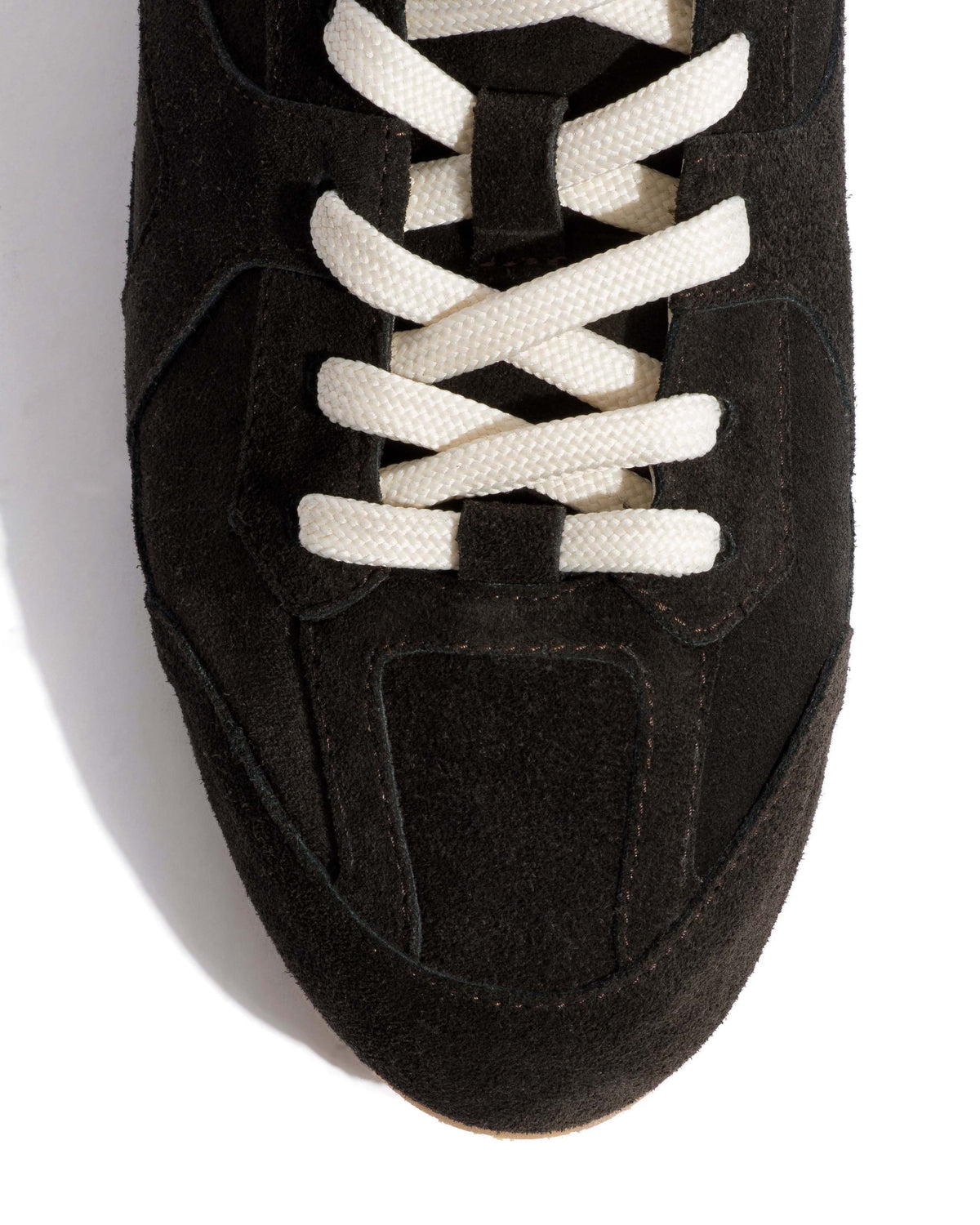 Sneakerina Calf suede Espresso brown