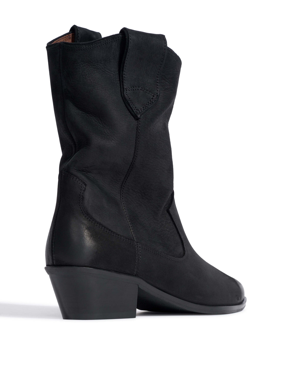 Saseline 35 Soft nubuck calf Black