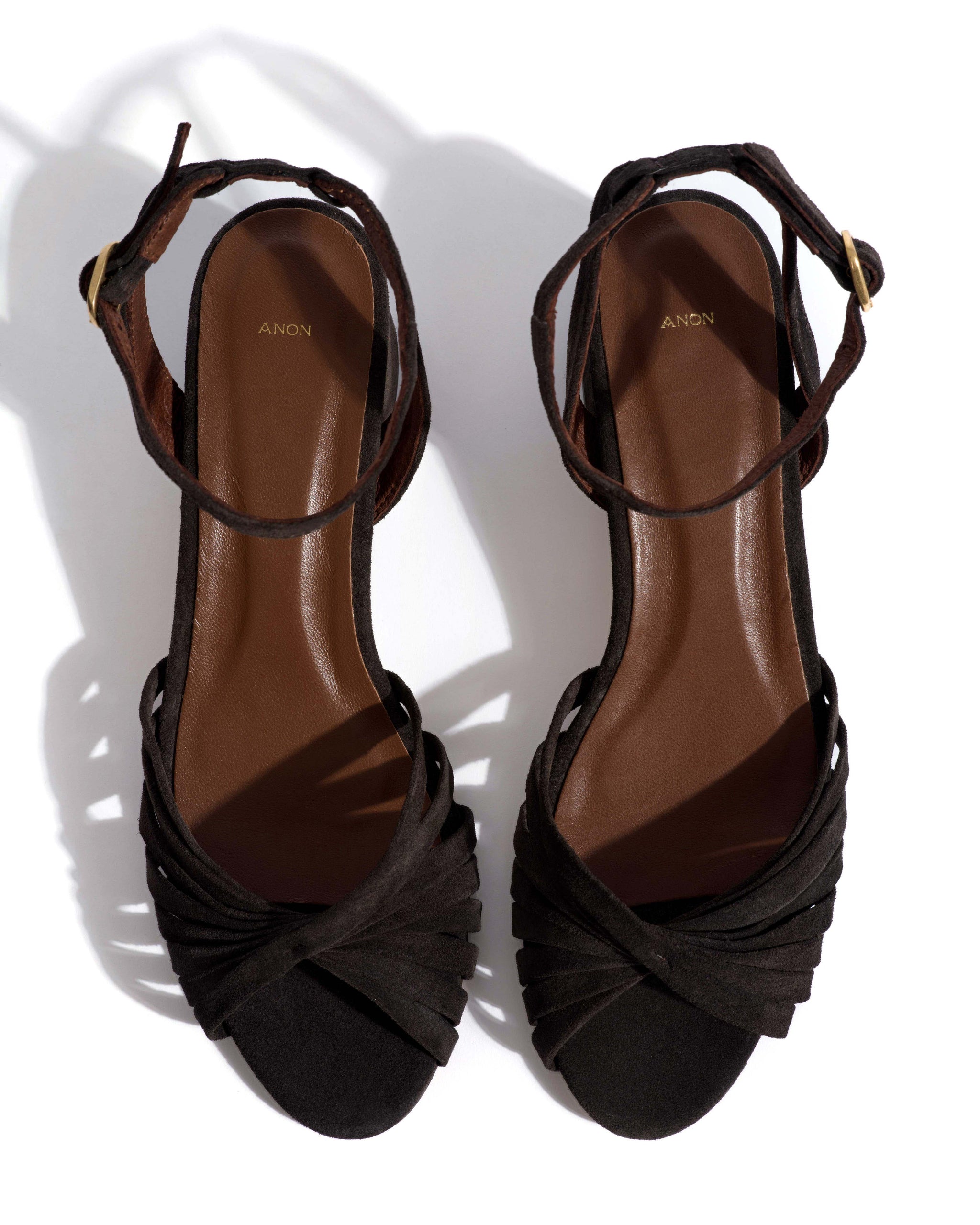 Margriet Calf suede Espresso brown