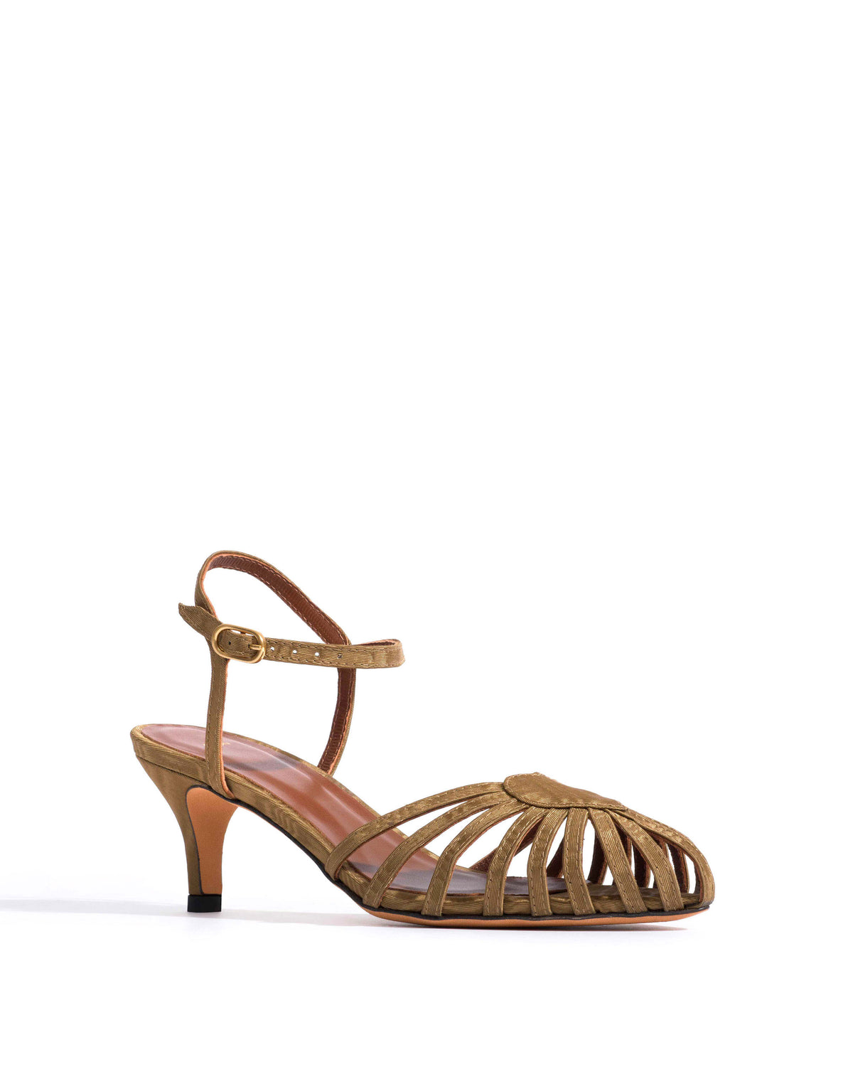 Keesha 55 Glossy moire Khaki
