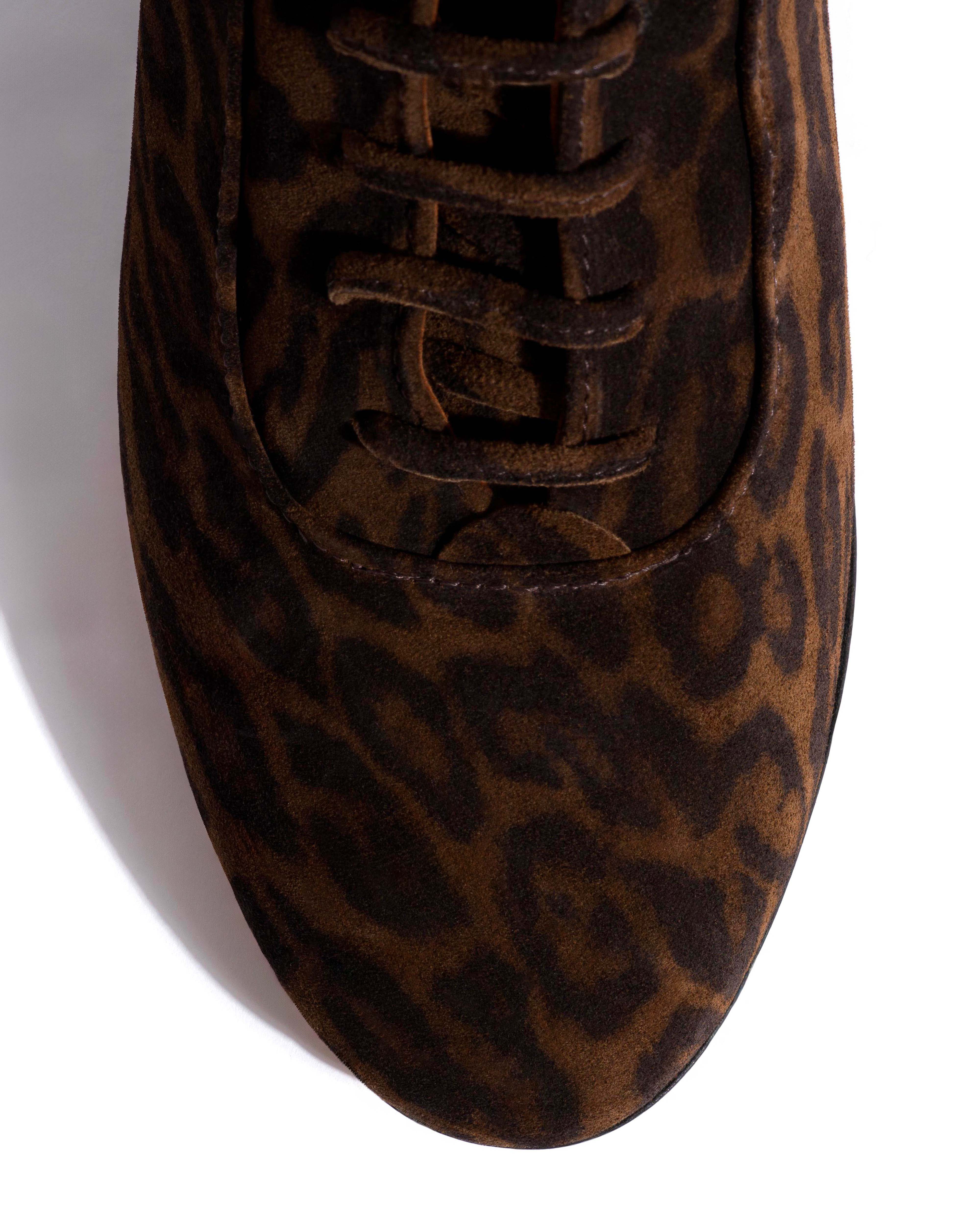 Janie 40 Calf suede print Jaguar