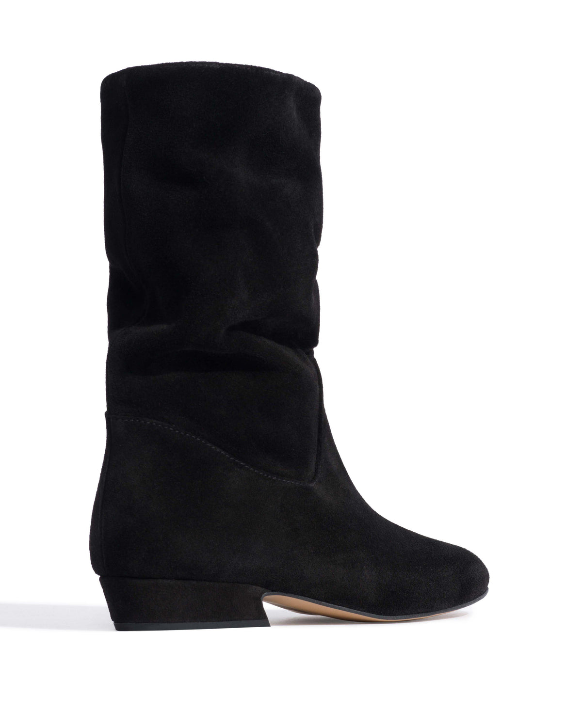 Cacha 25 Calf suede Black