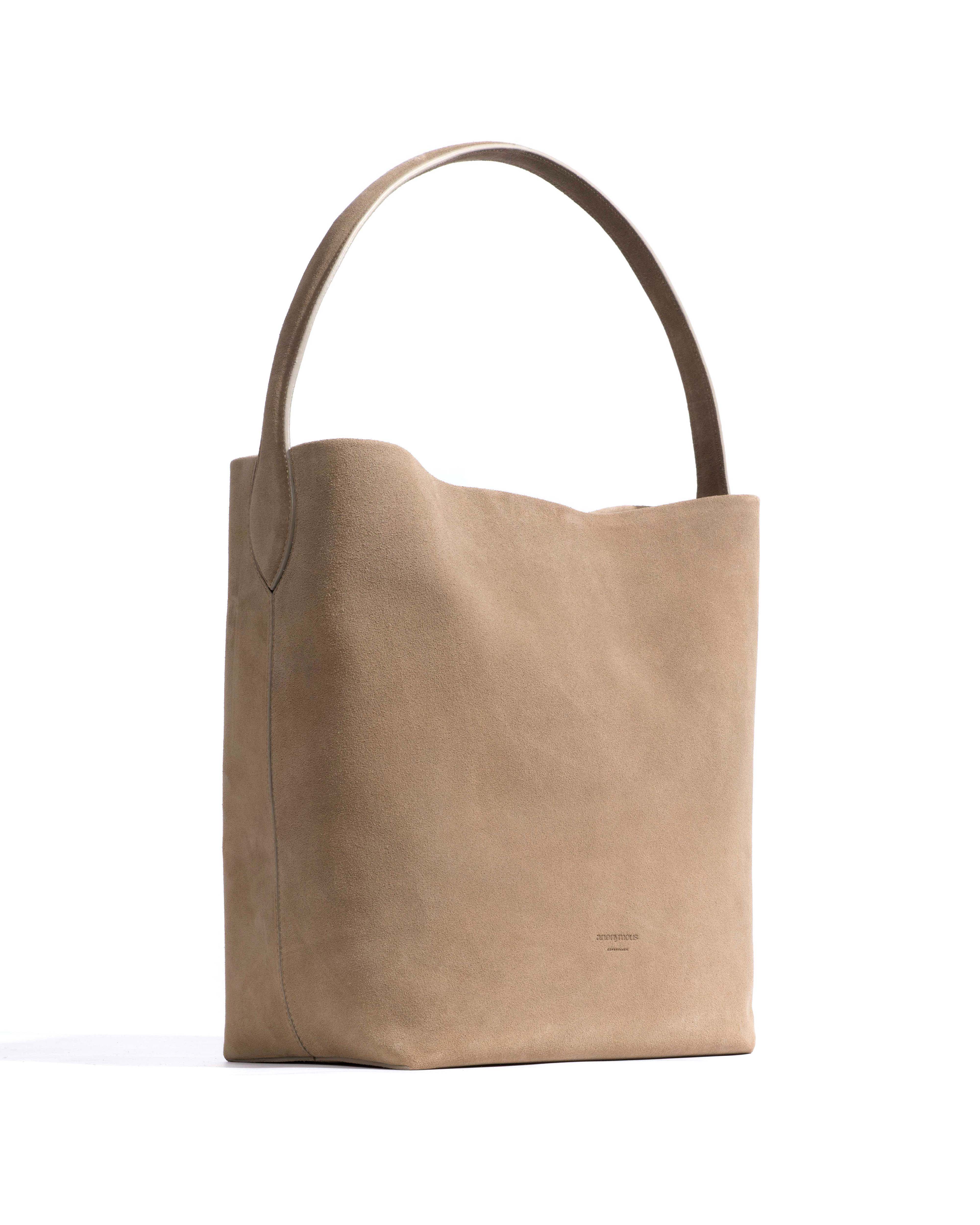 Versa everyday bag Calf suede Mushroom