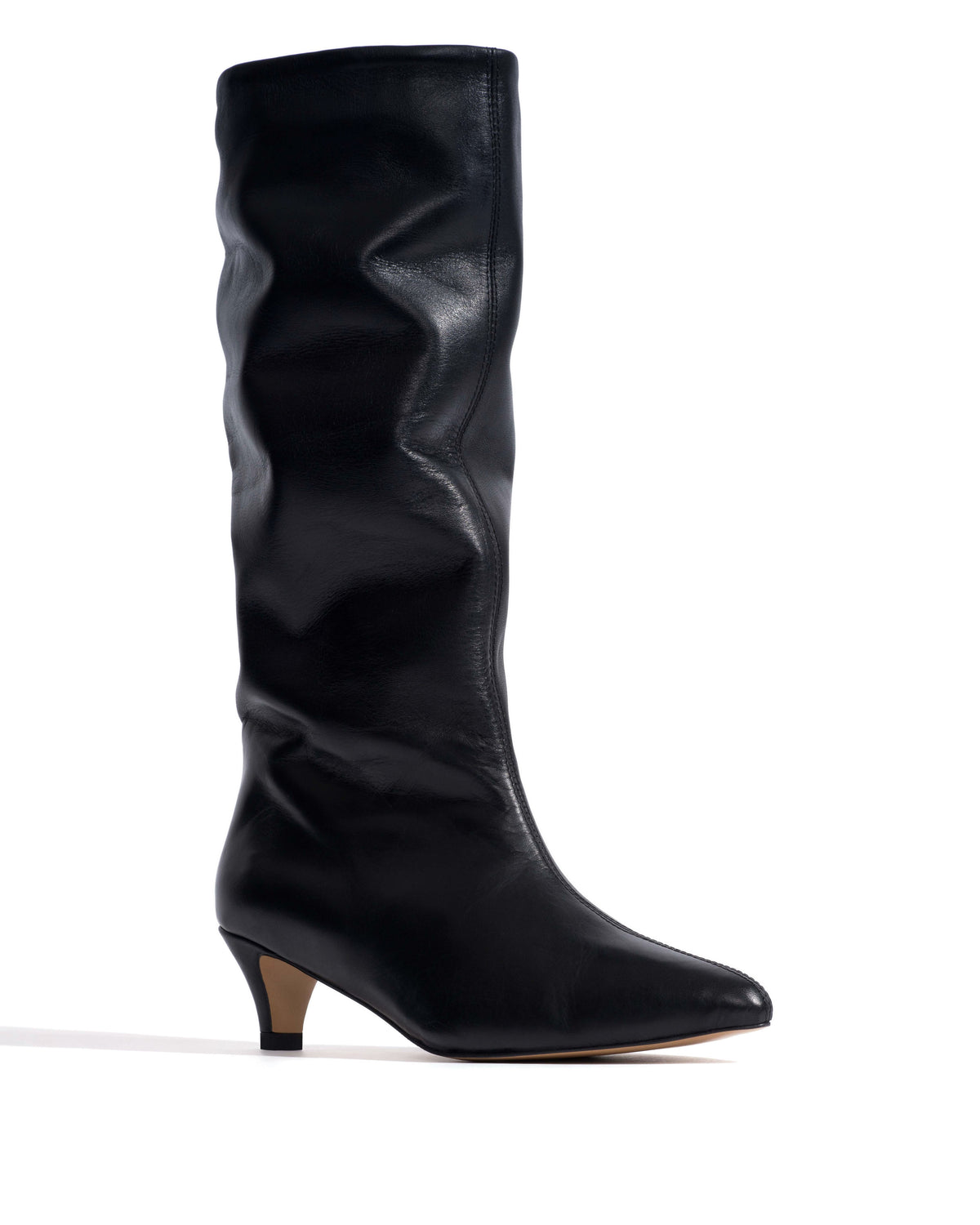 Mocha 40 stiletto Soft calf Black
