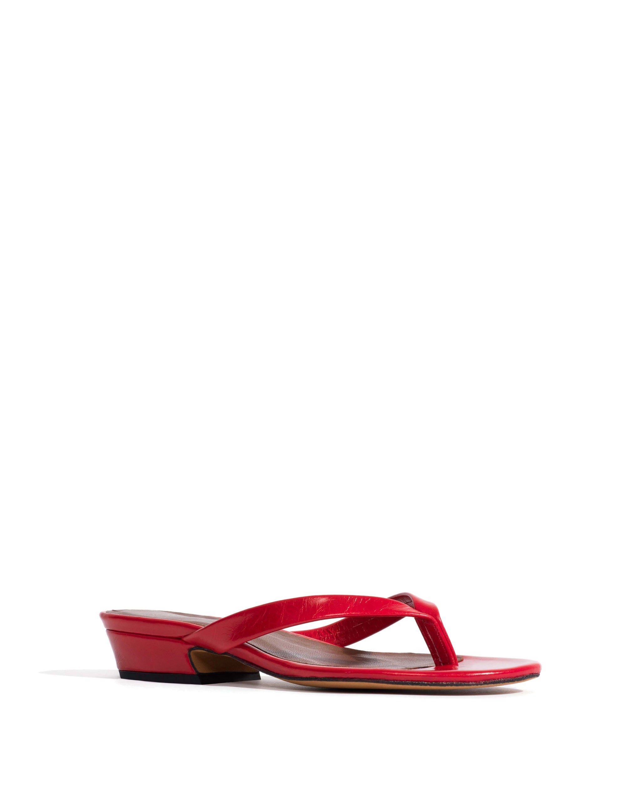 Chung 25 Crinkled polished goat Scarlet
